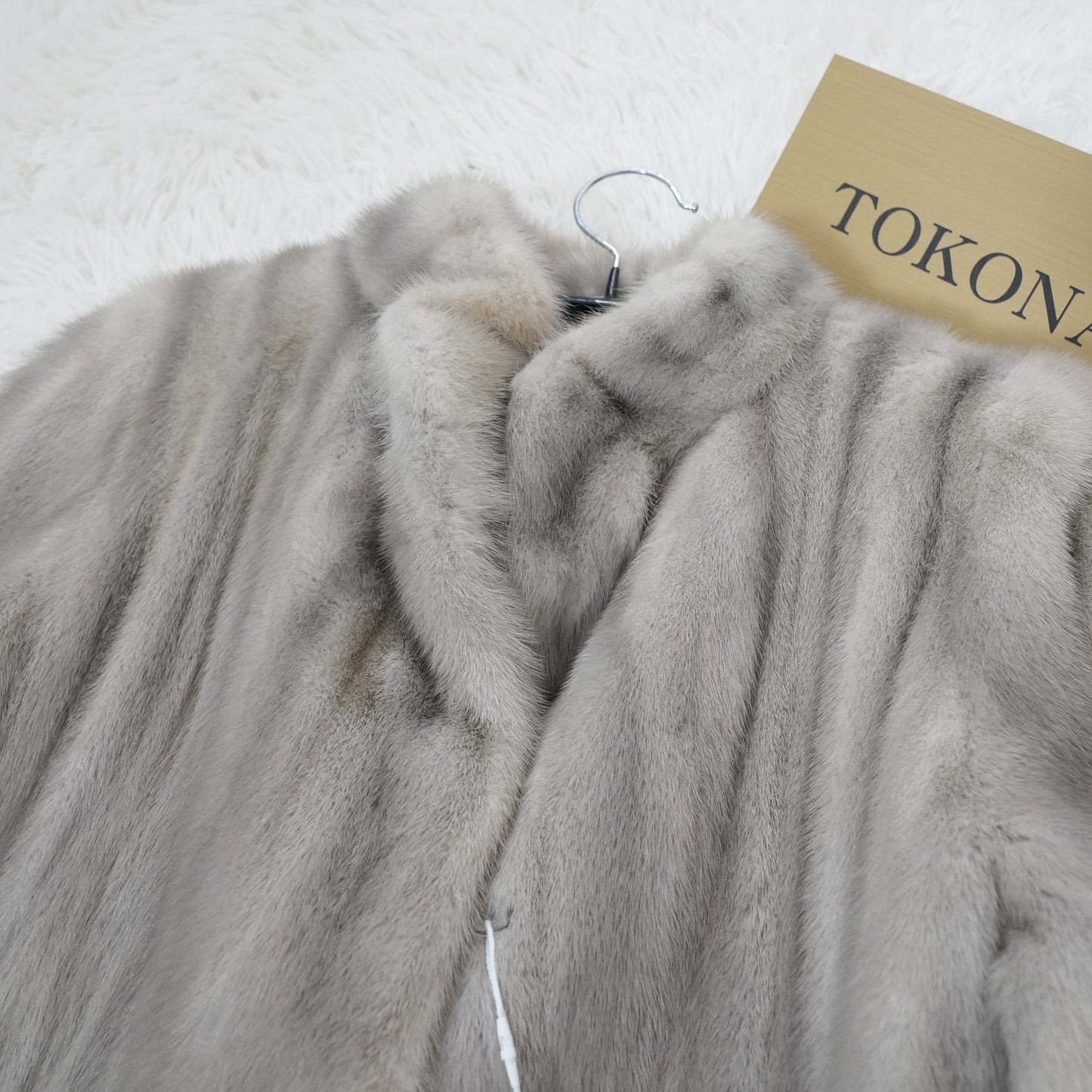 Sapphire Mink Long Coat Vintage Fur Japan