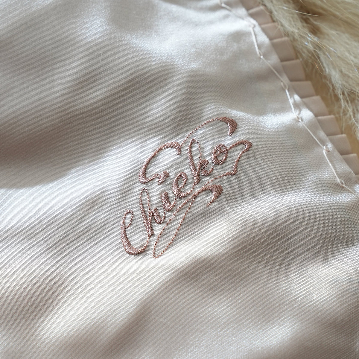 Beige Dyed Fox Fur Coat - Genuine Vintage Fur From Japan
