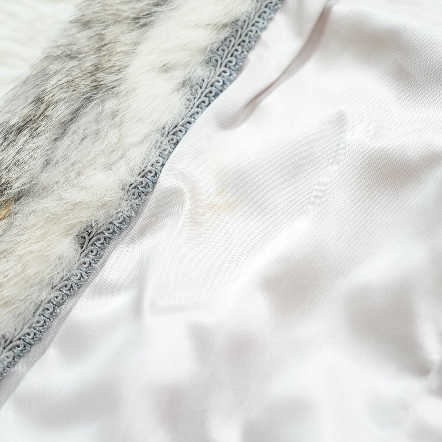 Rabbit Fur Long Coat -  Genuine Vintage Fur From Japan