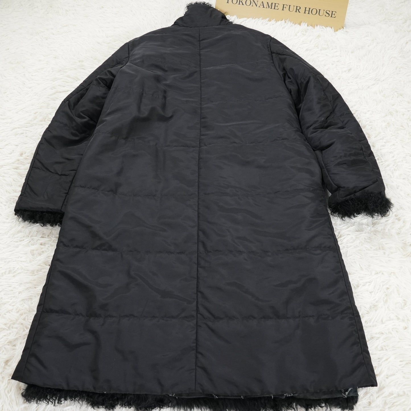 Mongolian Lamb Fur Reversible Coat - Genuine Vintage Fur From Japan