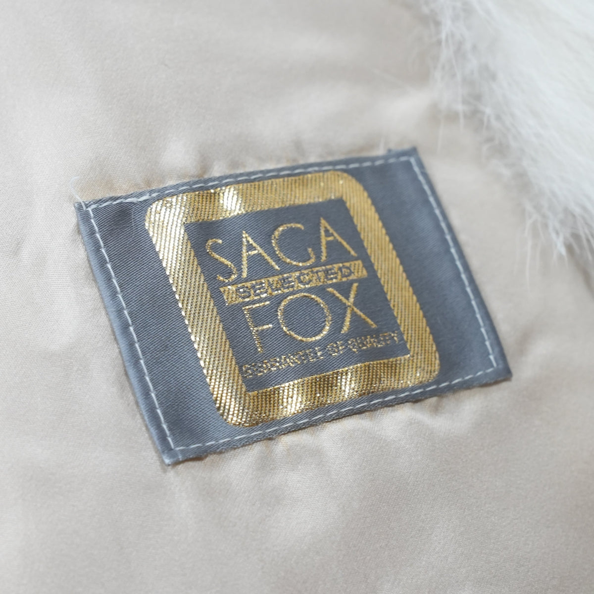 Shadow Fox Fur Coat Soft and Fluffy - Genuine Vintage Fur From Japan