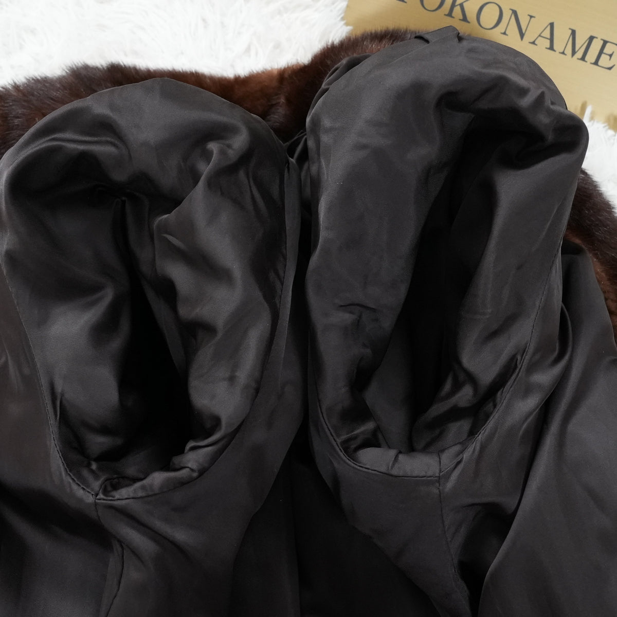 Dark Mink Very Long Coat - Genuine Vintage Fur From Japan