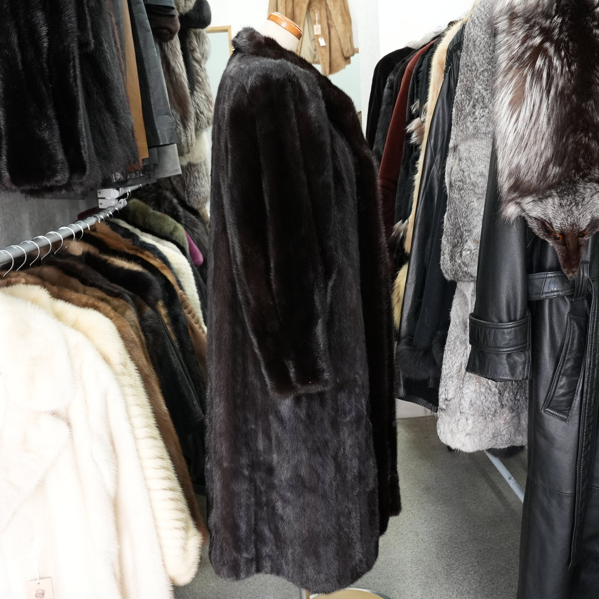 SAGA MINK Long Coat- Genuine Vintage Fur From Japan