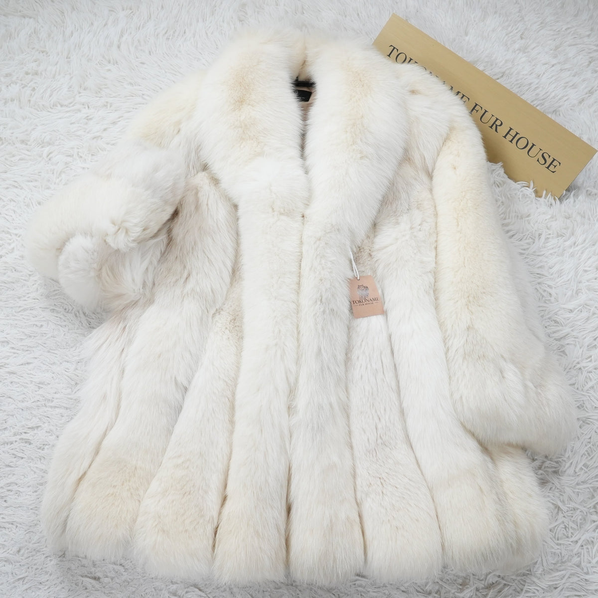Shadow Fox Fur Coat Soft and Fluffy - Genuine Vintage Fur From Japan