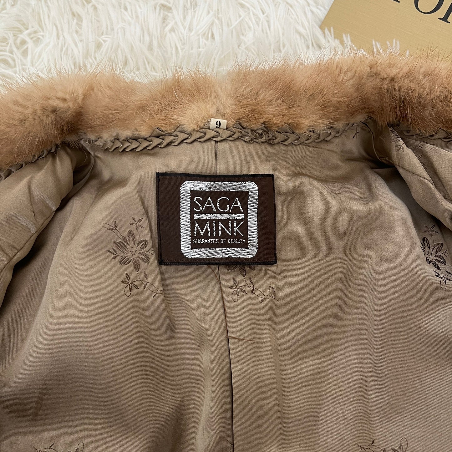 Demi Buff Mink Jaclet - SAGA MINK Genuine Vintage Fur Japan