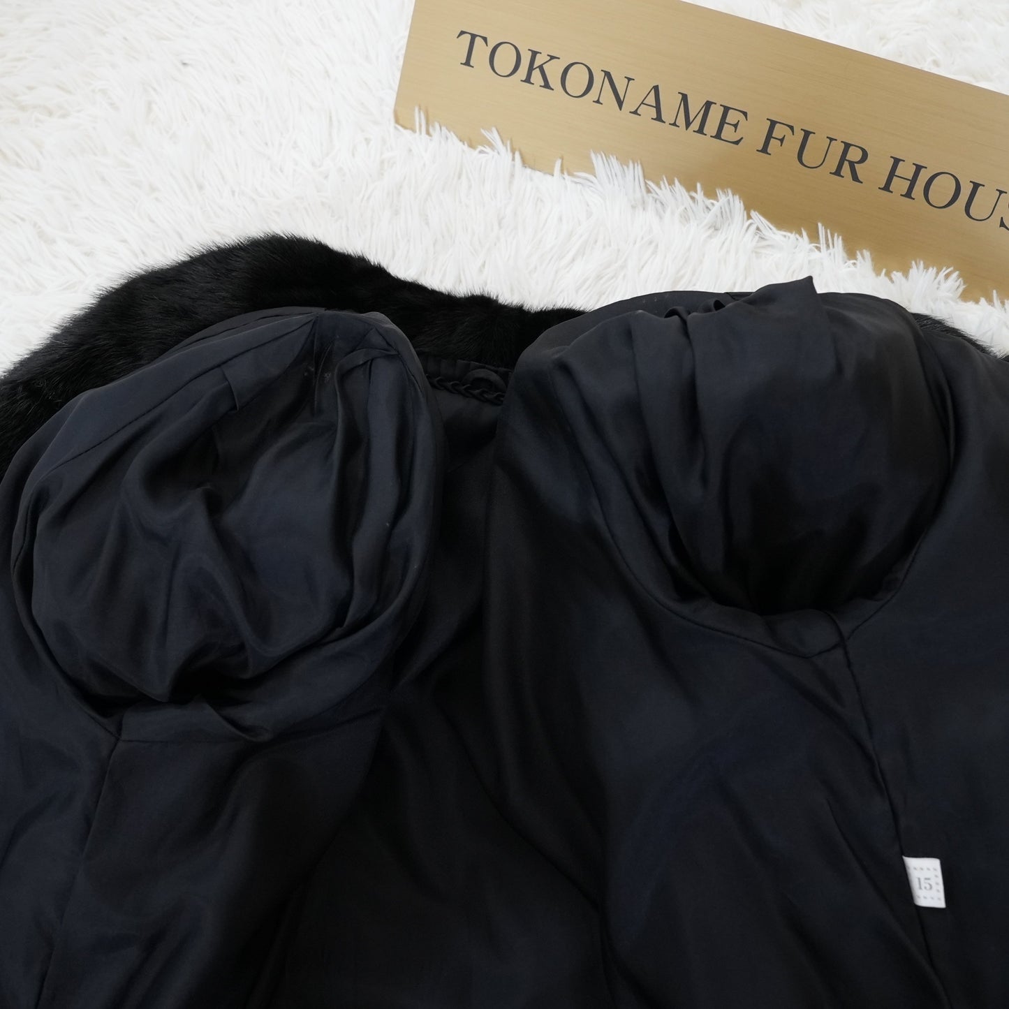 Dark Mink Coat Genuine Vintage Fur Japan