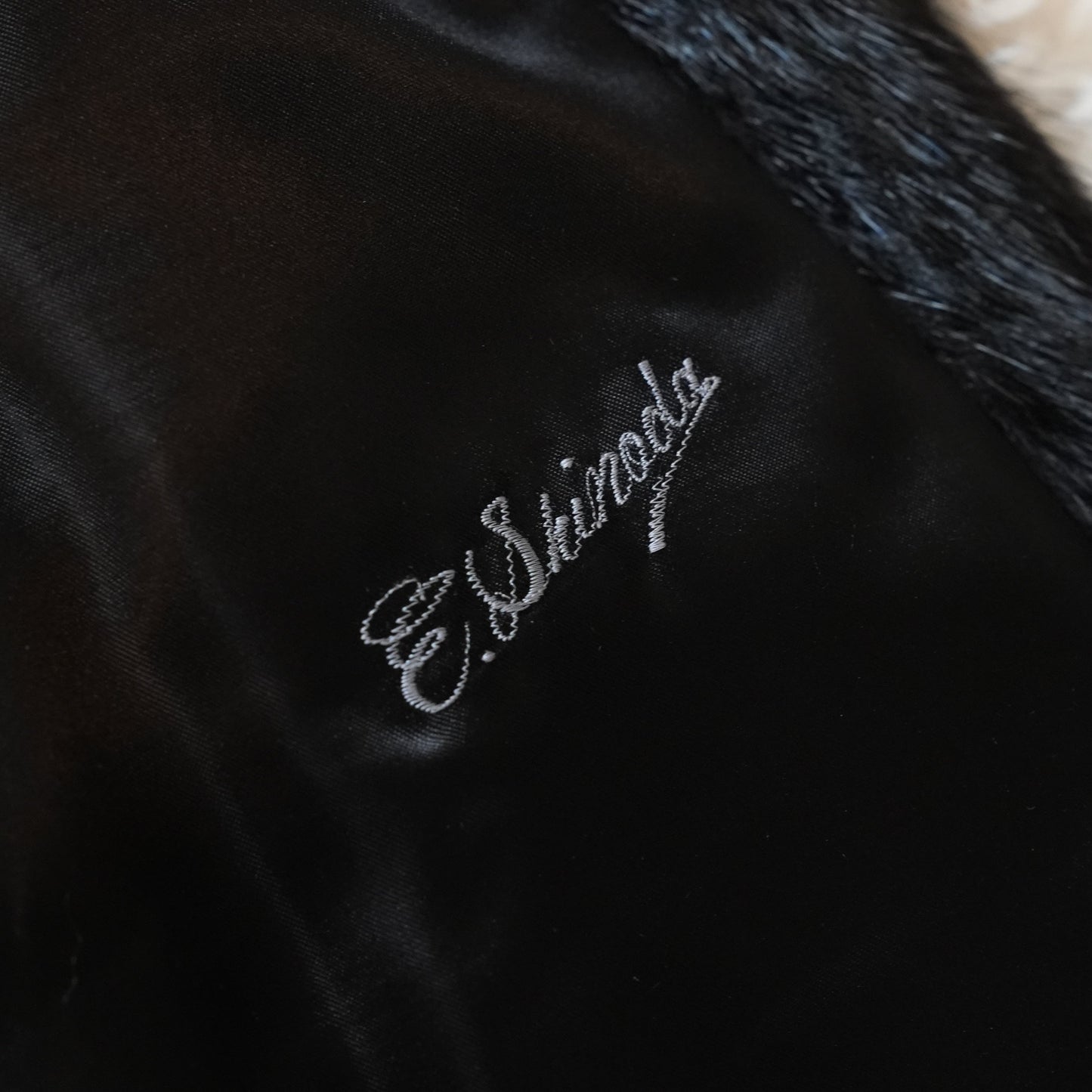 Black Mink Half Coat Malvoisie - Genuine Vintage Fur From Japan