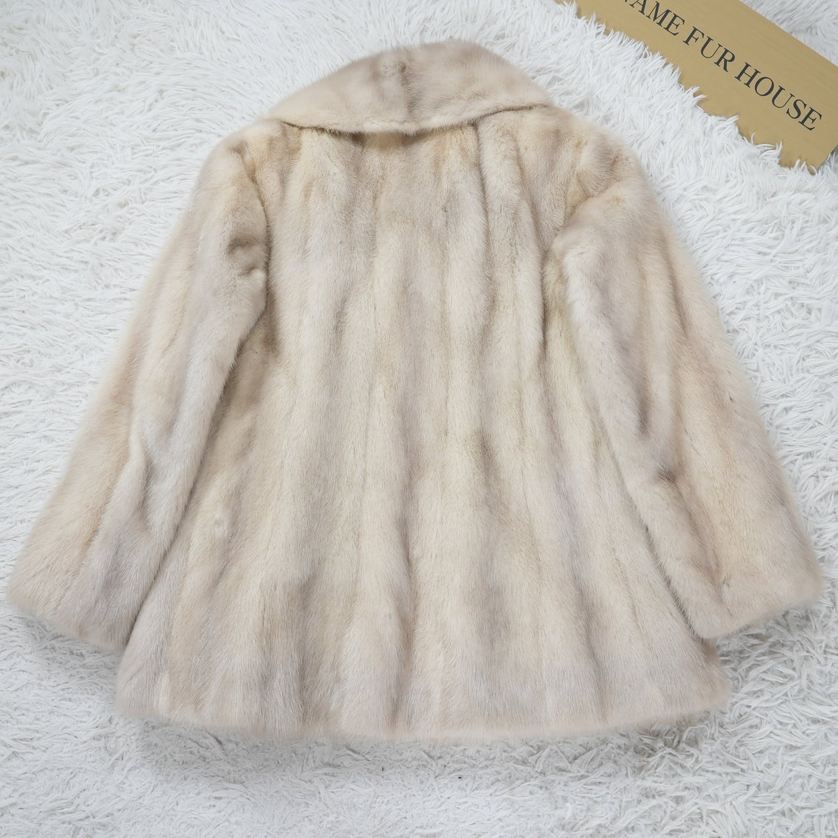 Pastel Mink Fur Coat - Genuine Vintage Fur From Japan