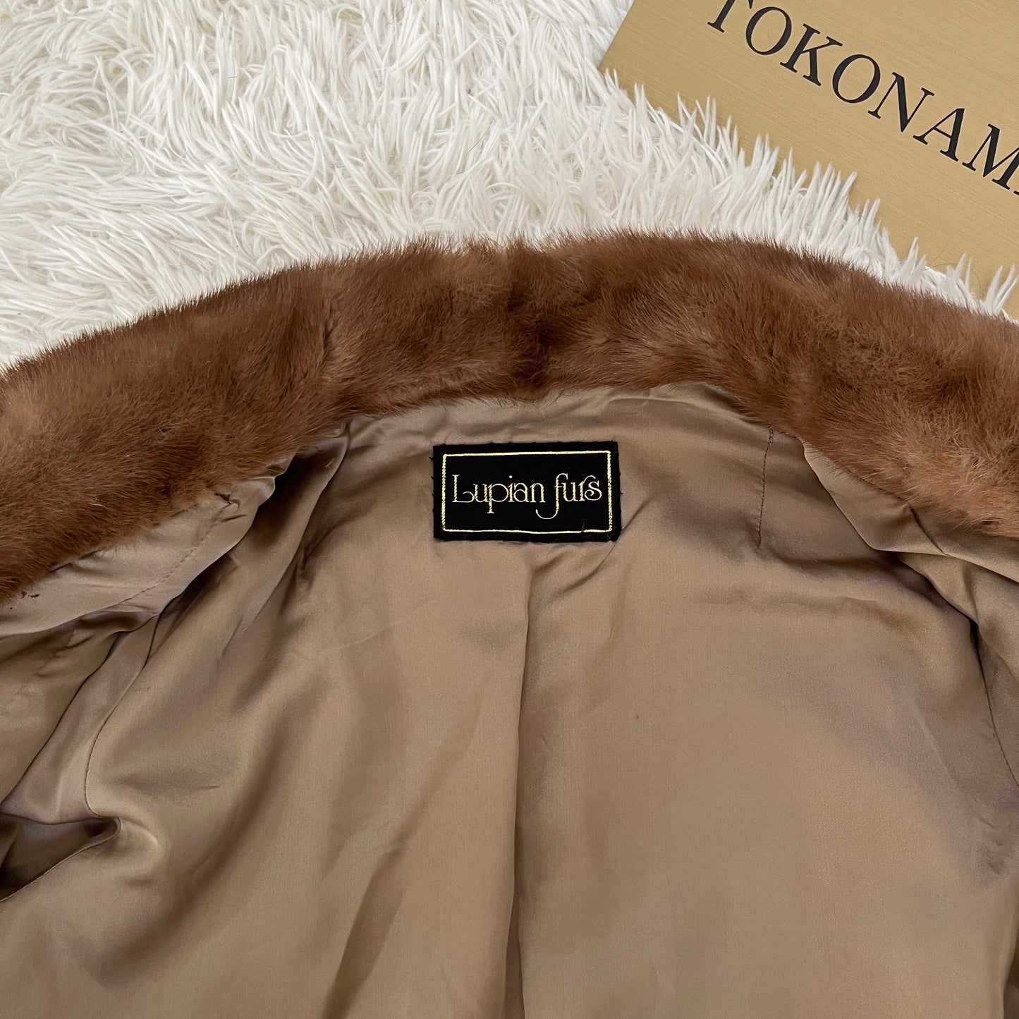 Demi Buff Mink Jacket Vintage Fur Japan
