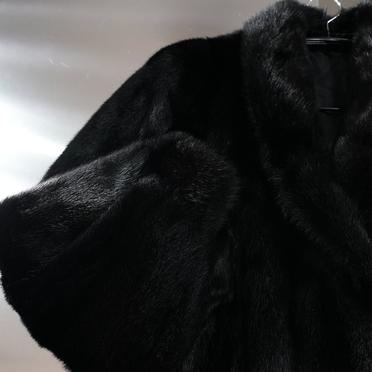 Dark Mink Fur Coat - Genuine Vintage Fur From Japan