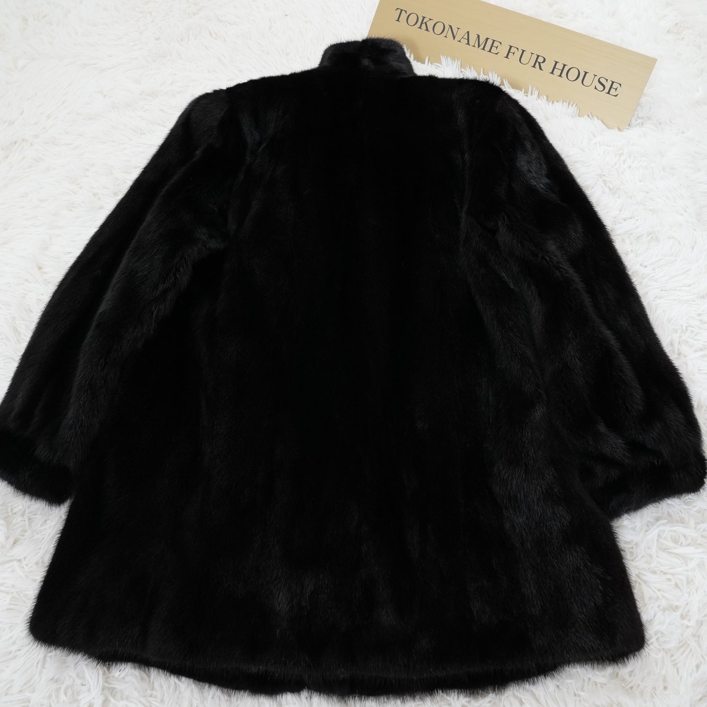 Dark Mink Coat - SAGA MINK Vintage Fur Japan