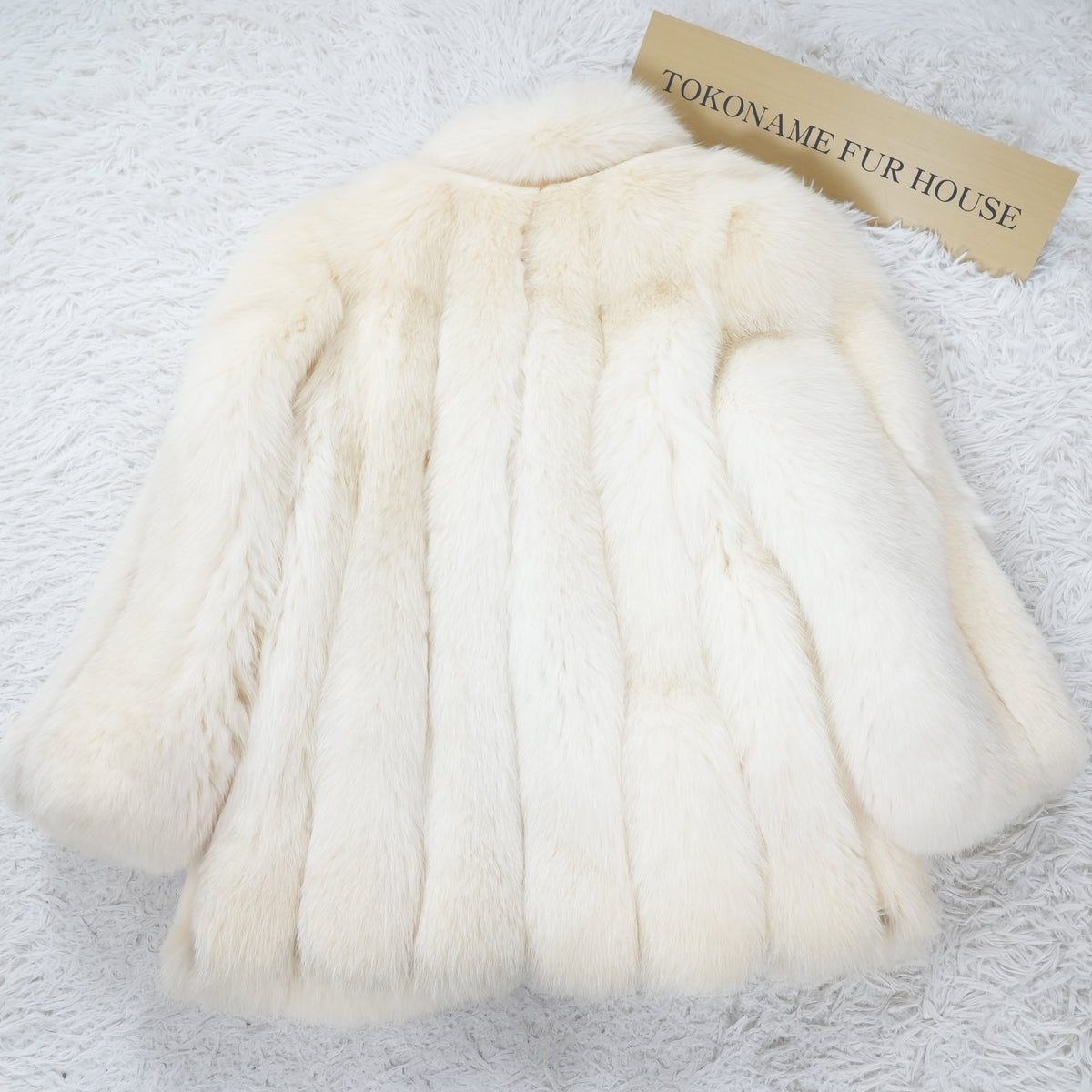 Shadow Fox Fur Coat Soft and Fluffy - Genuine Vintage Fur From Japan