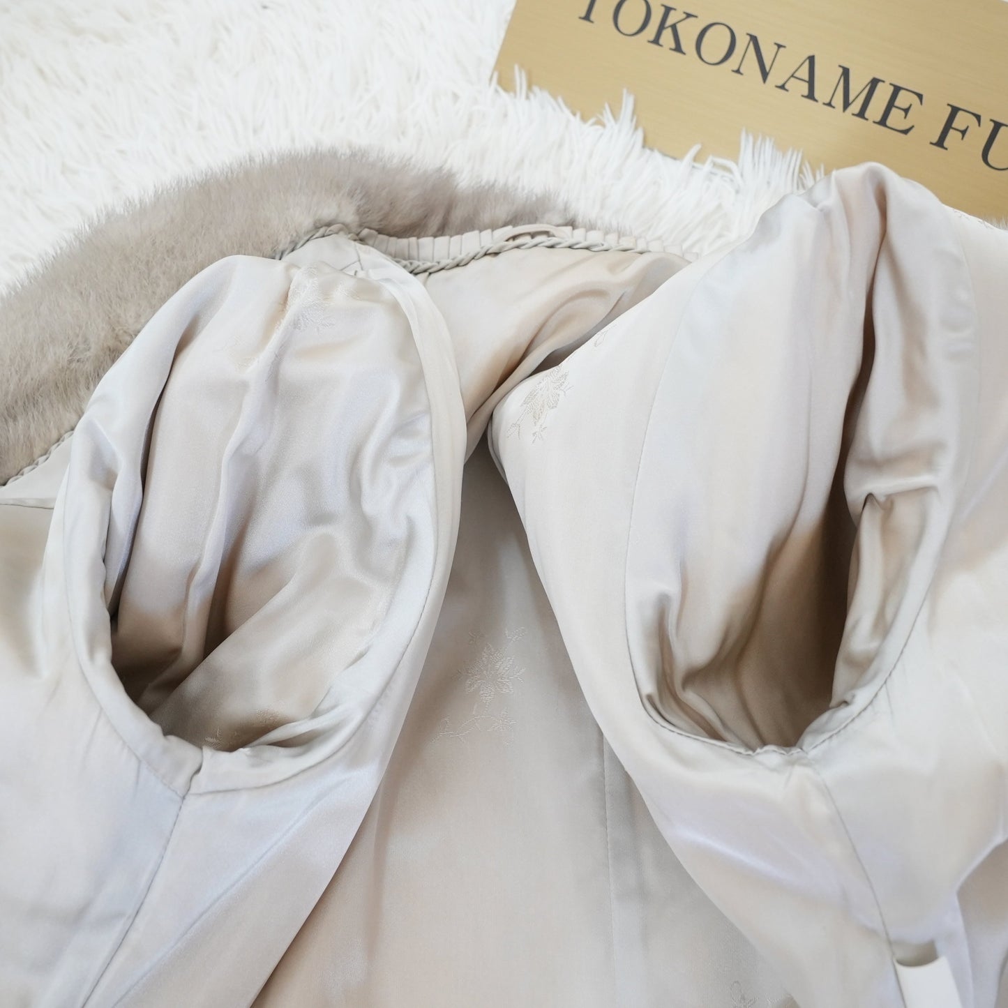 Sapphire mink fur Jacket Genuine Vintage Fur Japan