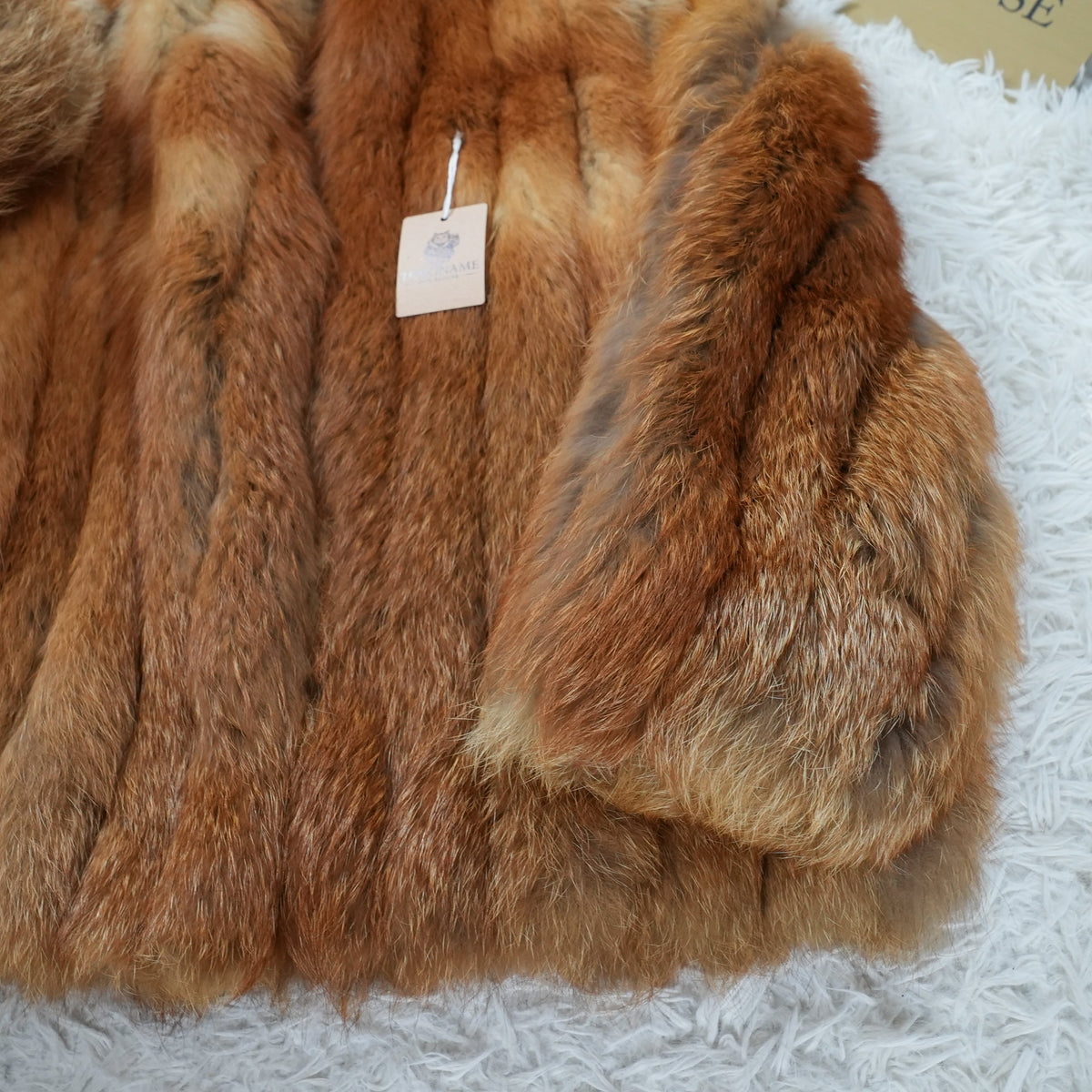 Red Fox Coat Rambulton - Genuine Vintage Fur From Japan