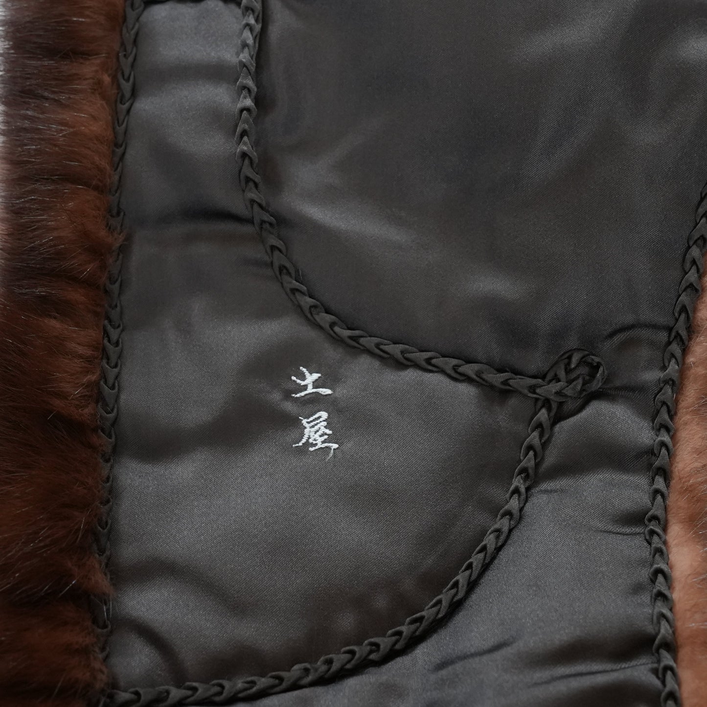 Marten Shawl oversized - Genuine Vintage Fur From Japan