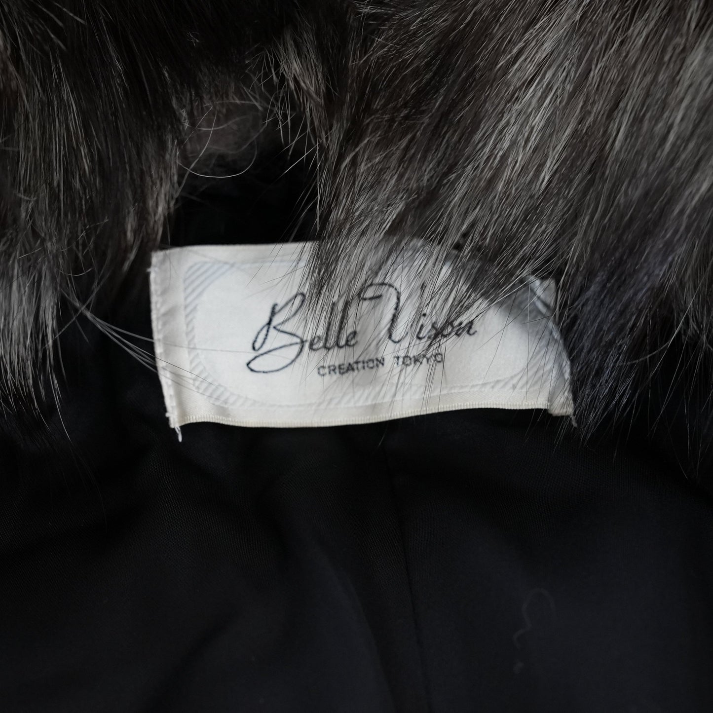 Silver Fox Long Coat - SAGA FOX Genuine Vintage Fur Japan