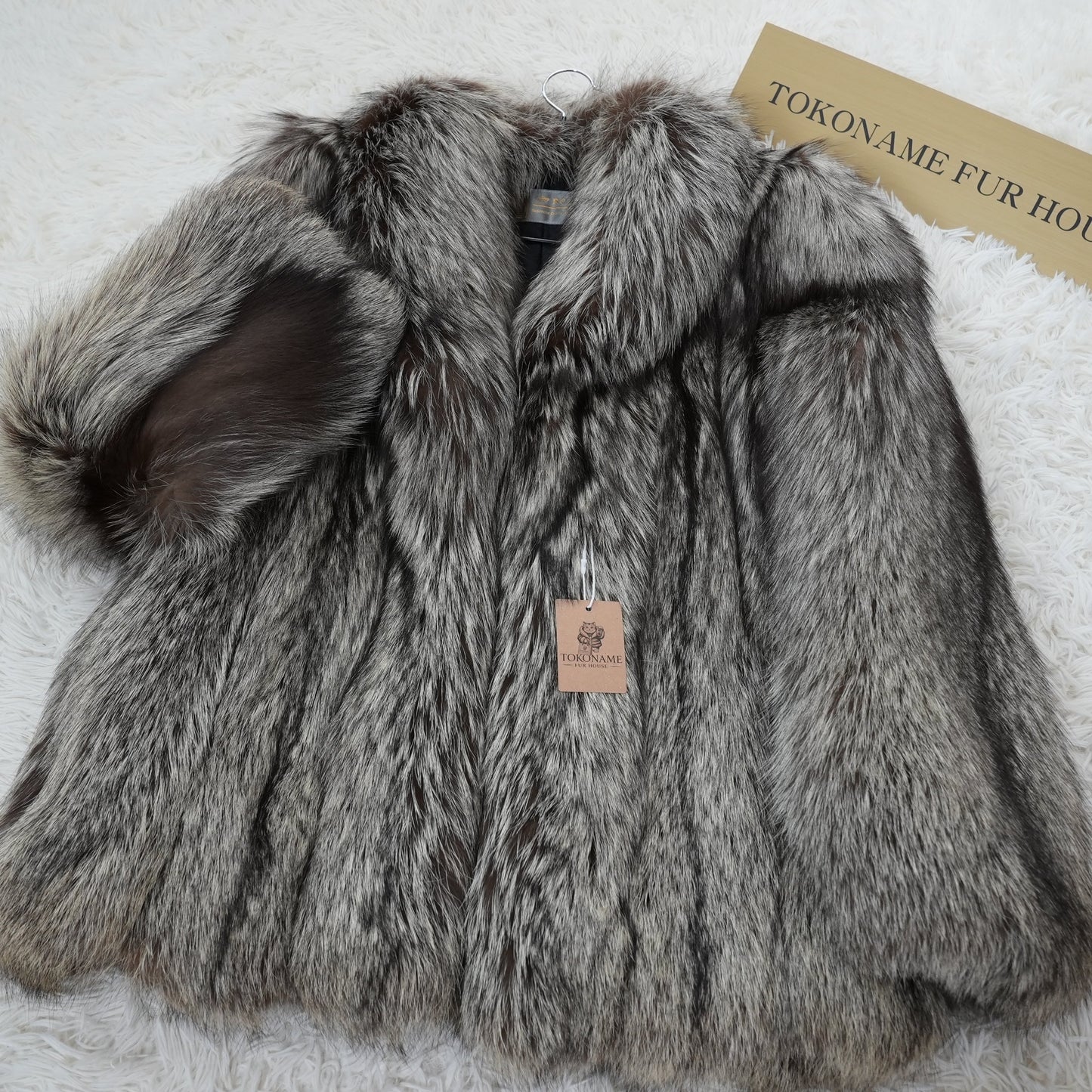 Silver Fox Coat - Royal SAGA MINK Vintage Fur Japan