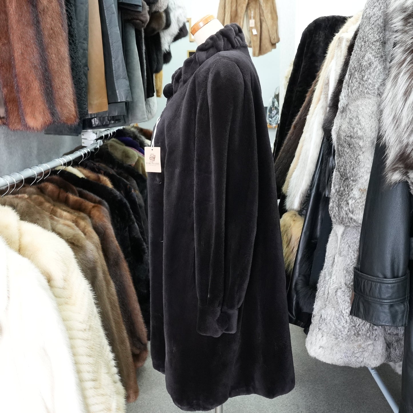 Shaved Mink Long Coat SAGA MINK - Genuine Vintage Fur From Japan