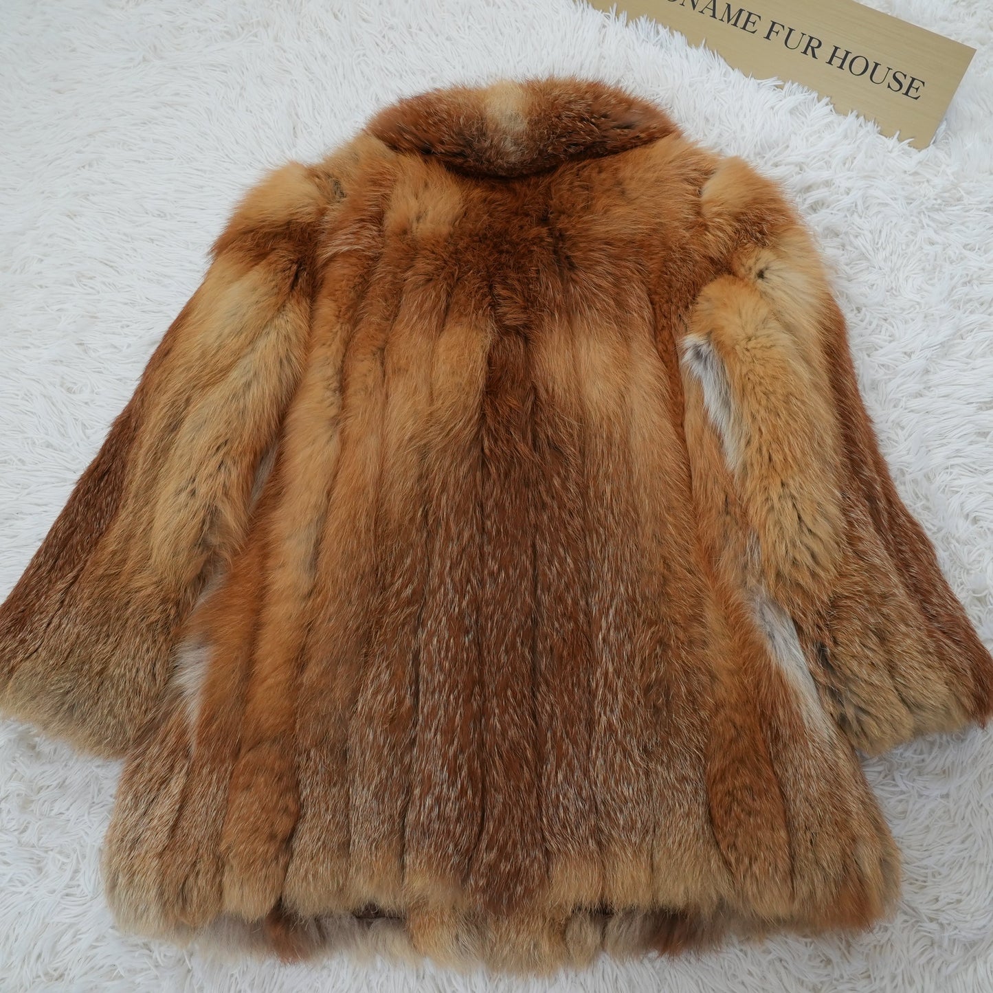 Red Fox Coat Genuine Vintage Fur Japan
