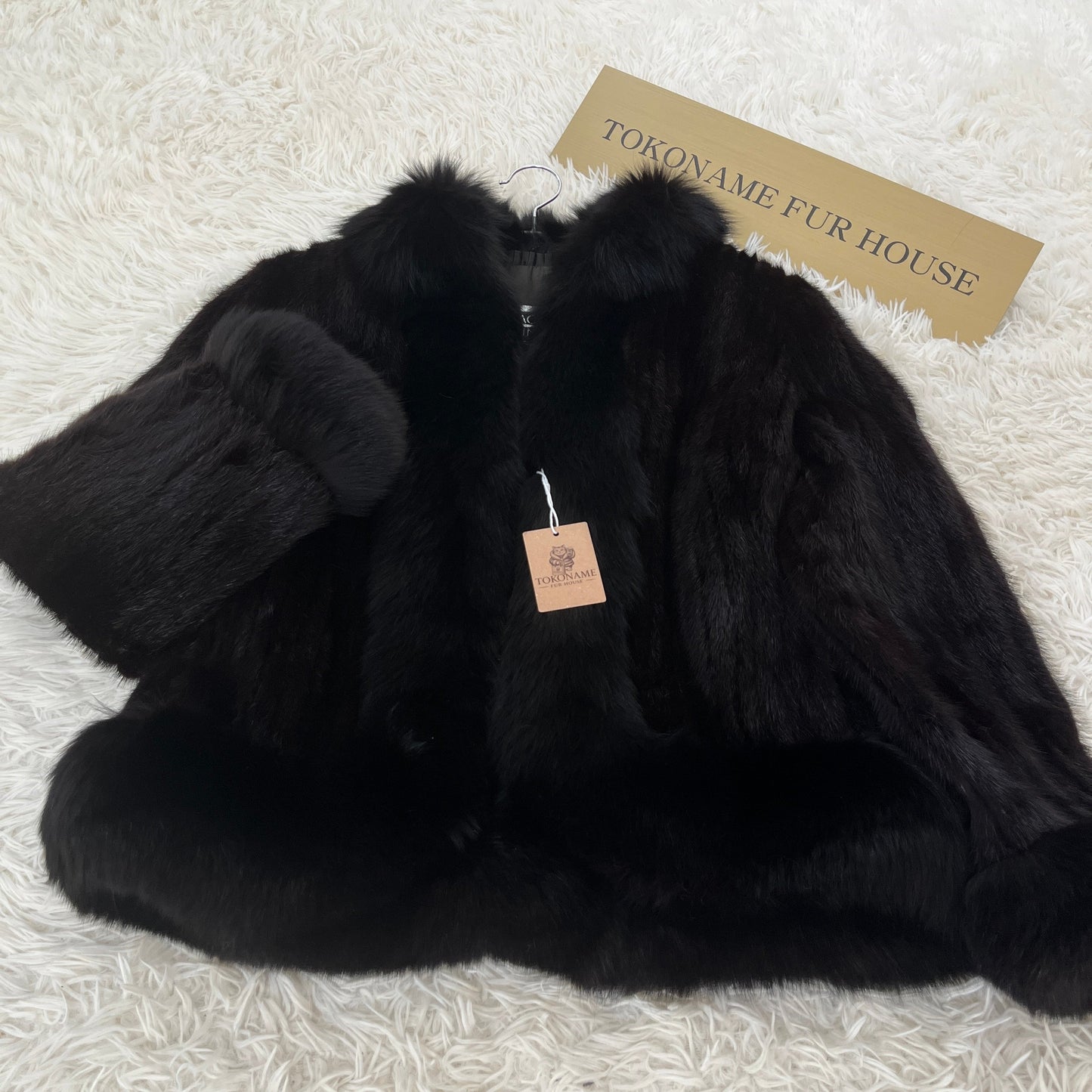 Mink and Fox Fur Jacket Vintage Fur From Japan