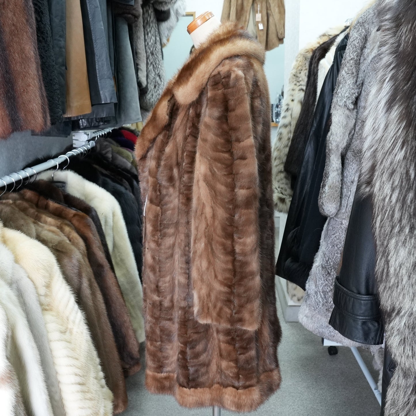 Demi Buff Mink Coat - Genuine Vintage Fur From Japan