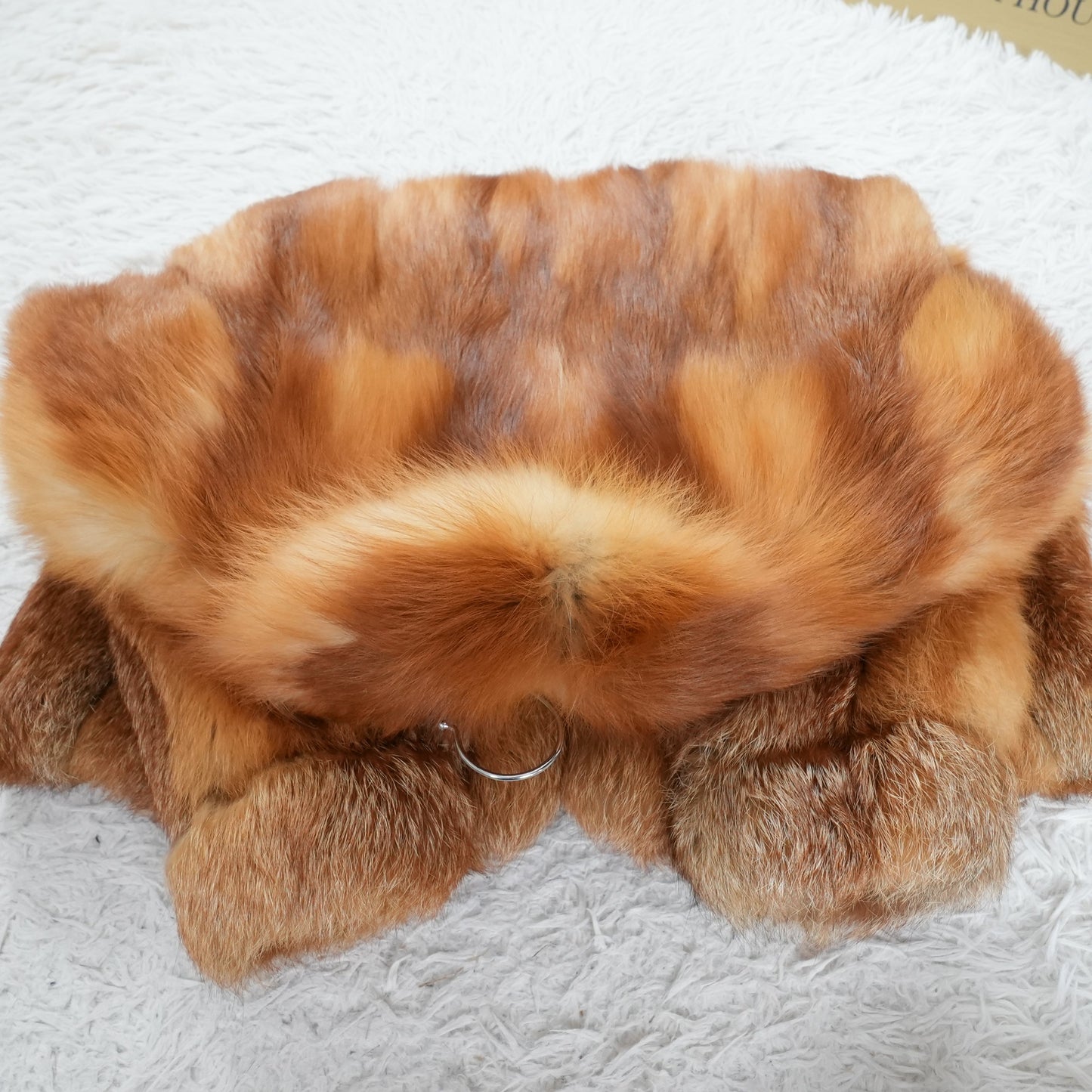Red Fox Fur Coat Soft & Fluffy - Genuine Vintage Fur From Japan