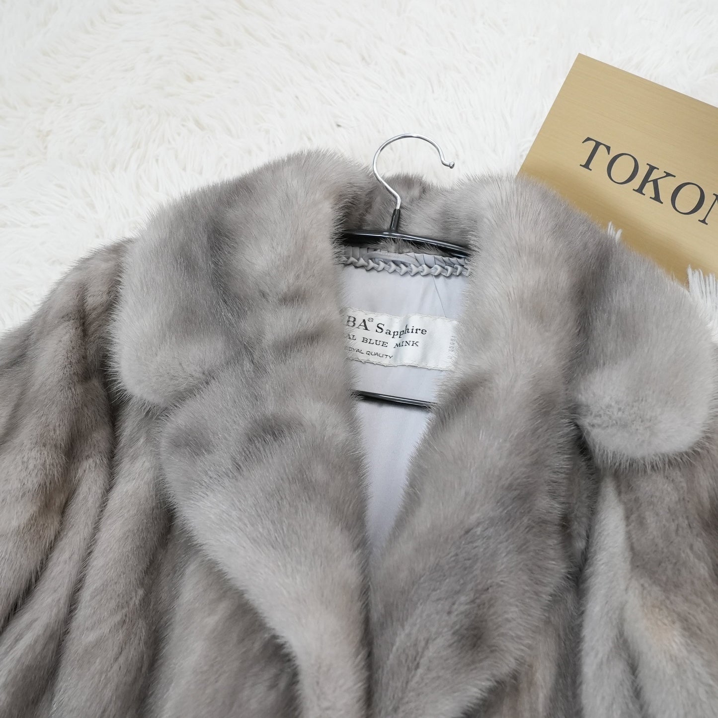 Sapphire Mink Long Coat - EMBA Genuine Vintage Fur Japan