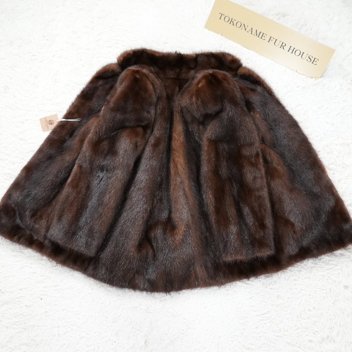 Dark Mink Fur Jacket - Genuine Vintage Fur From Japan