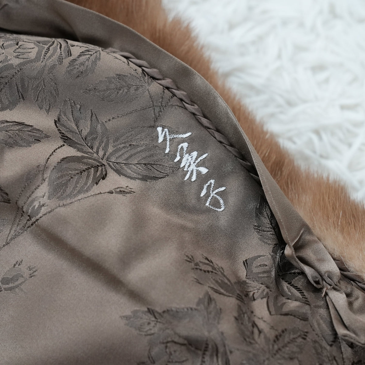 Pastel mink Design Jacket - Genuine Vintage Fur From Japan