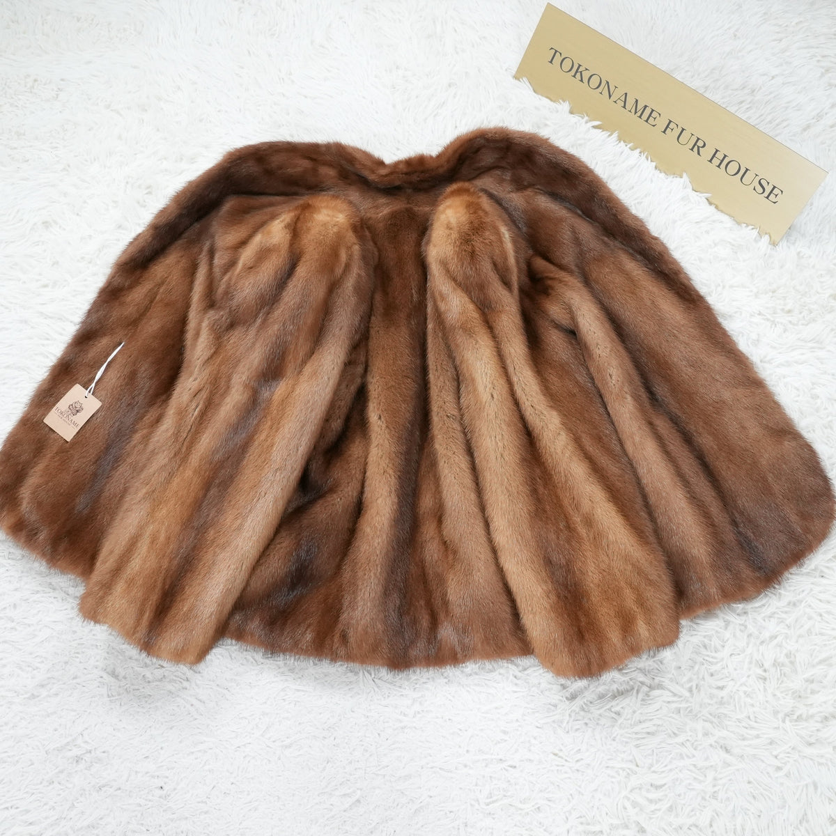 SAGA ROYAL MINK Jacket Demi Buff Mink - Genuine Vintage Fur From Japan