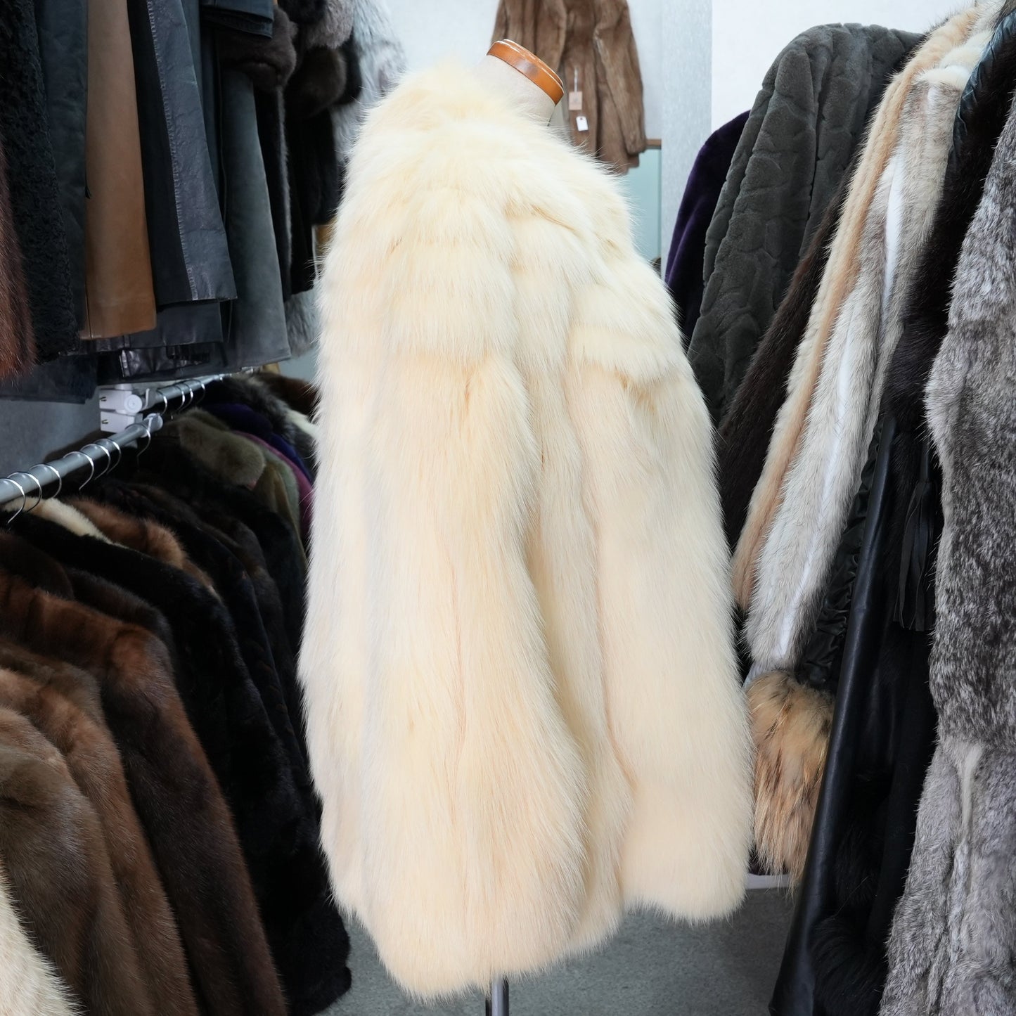 Shadow Fox Coat - Genuine Vintage Fur From Japan