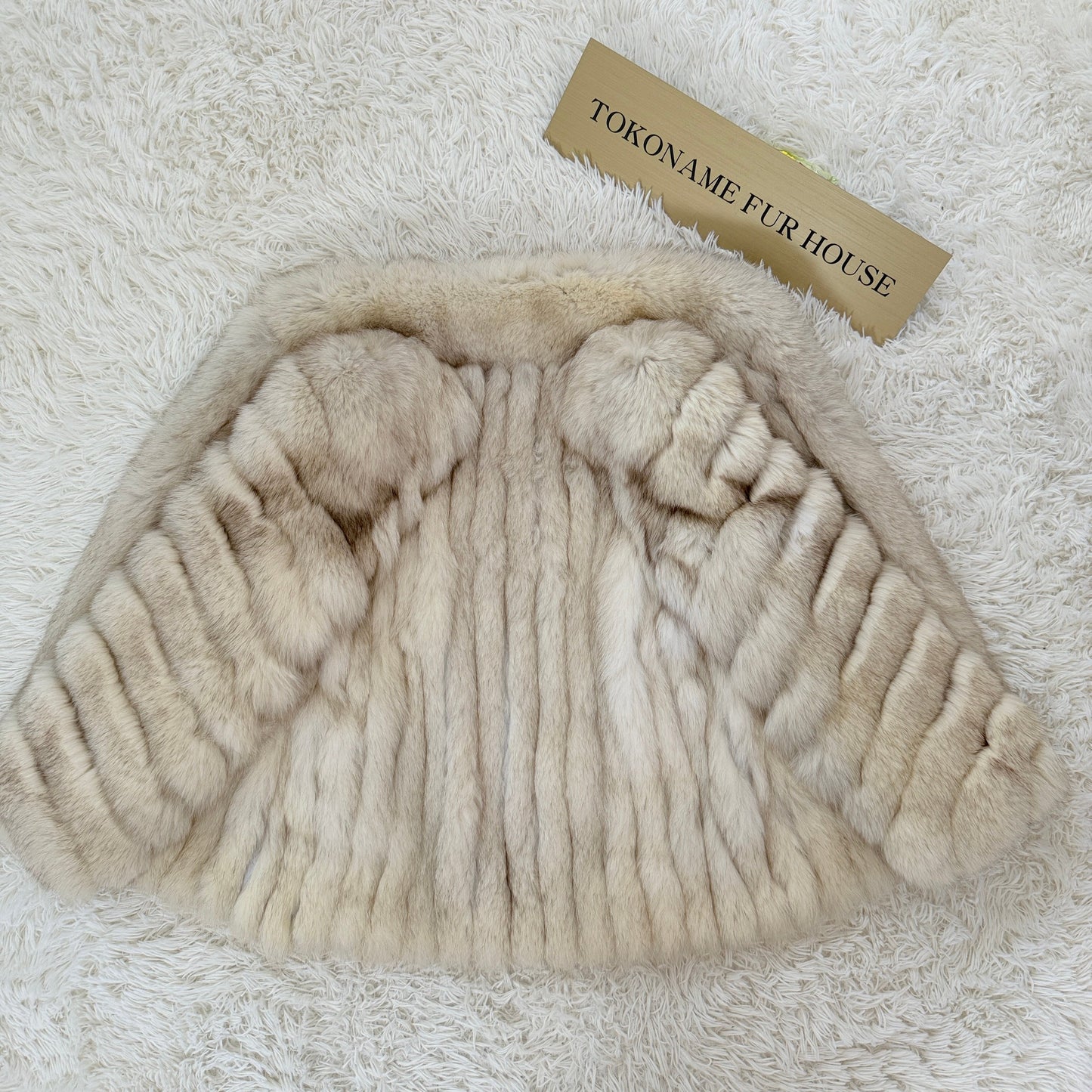 Blue Fox Coat Genuine Vintage Fur Japan