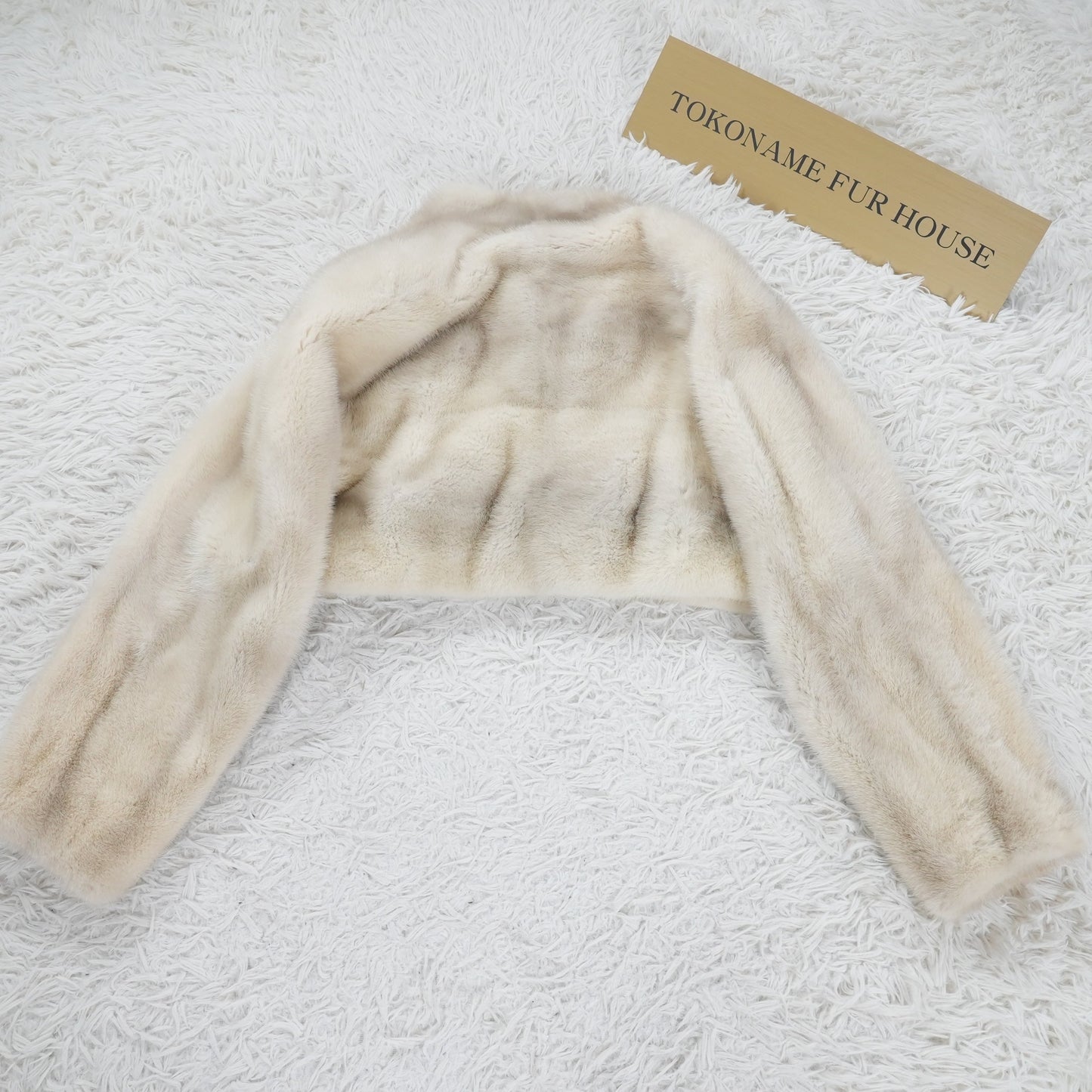 Azurene Mink Cropped length Jacket EMBA - Genuine Vintage Fur From Japan