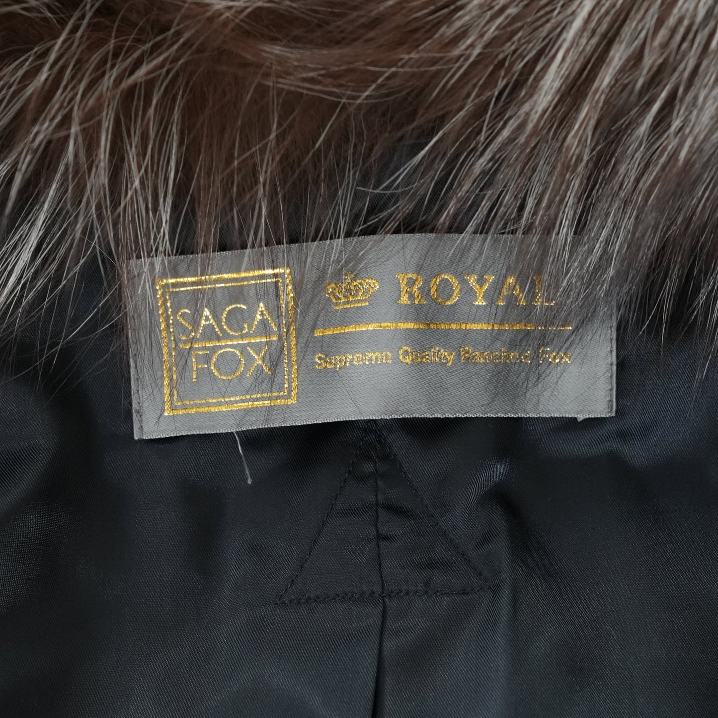 SAGA ROYAL FOX银狐长款大衣 柔软蓬松 - 日本复古皮草