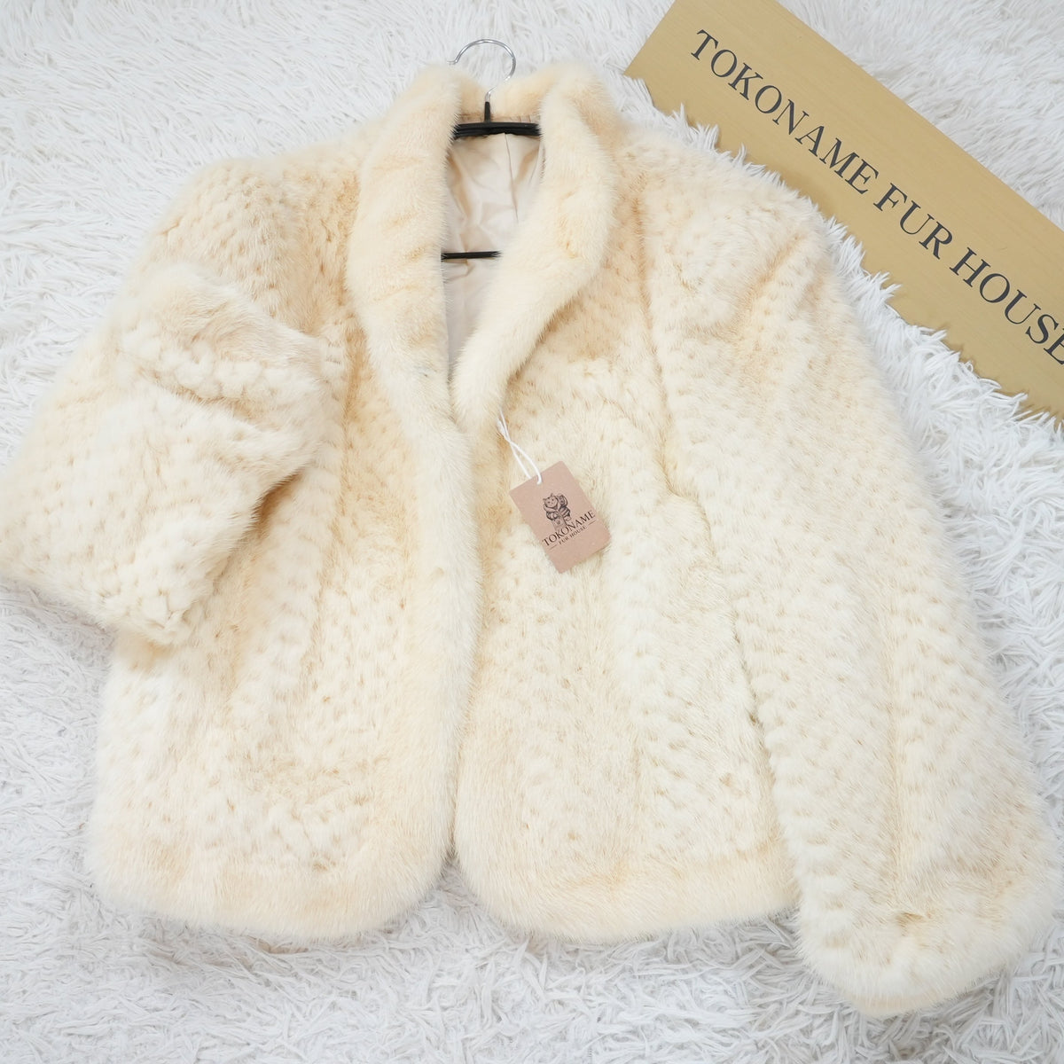 Pearl Mink Fru Jacket SAGA MINK - Genuine Vintage Fur From Japan