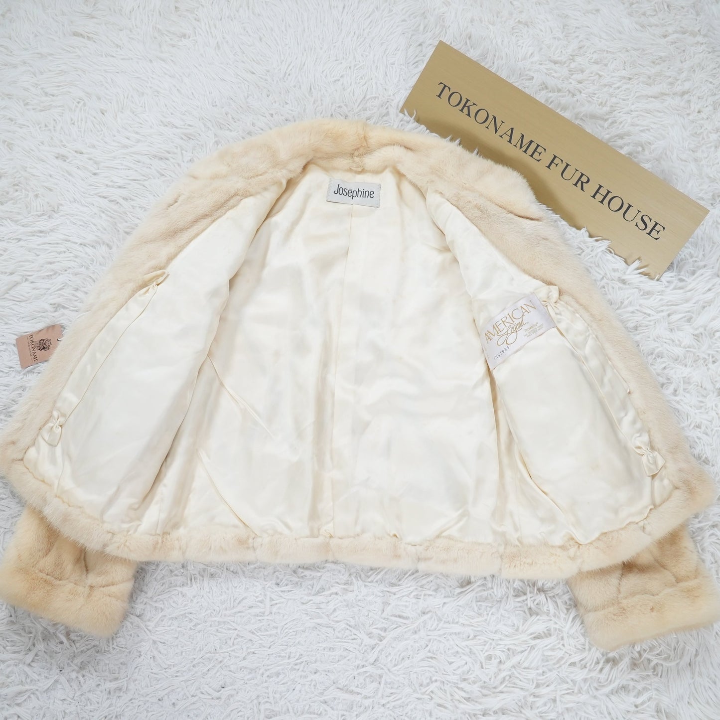 Pearl Mink AMERICAN Legend Short Jacket - Genuine Vintage Fur From Japan