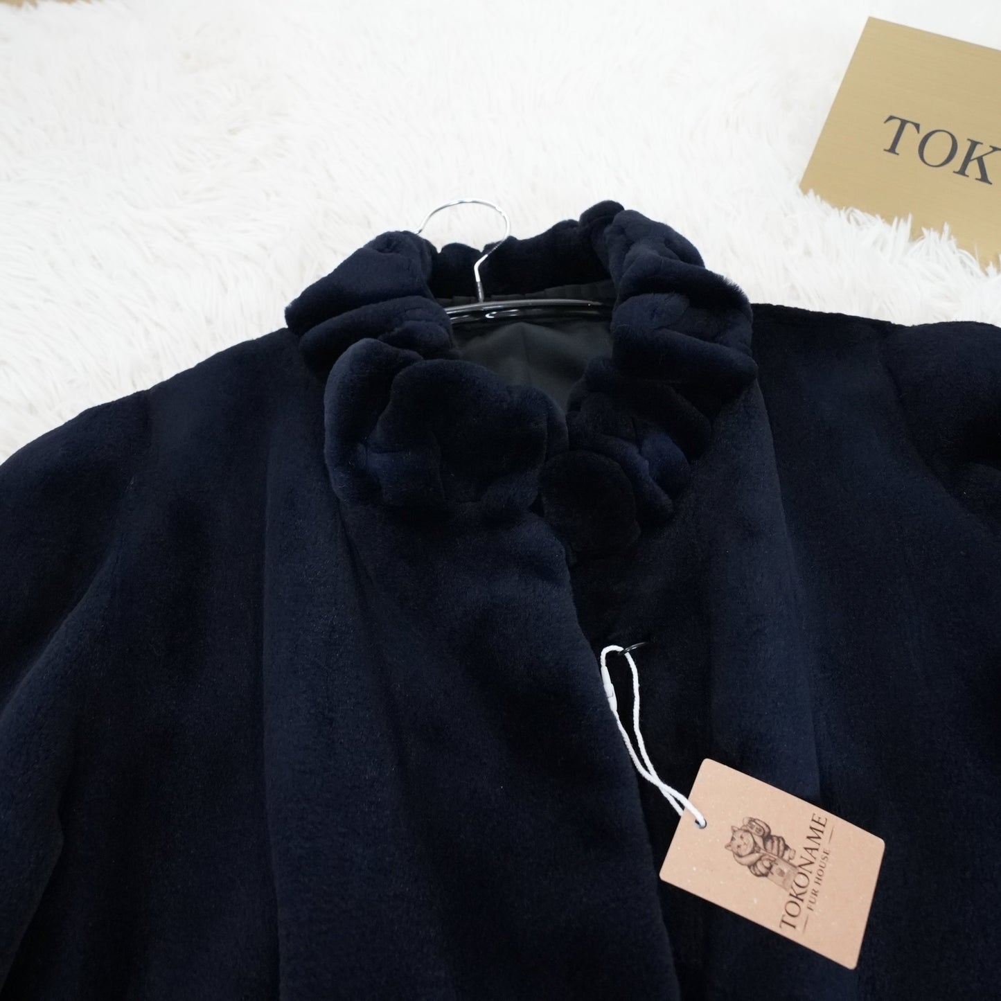 Shaved Mink Navy Dyed - SAGA MINK Genuine Vintage Fur Japan