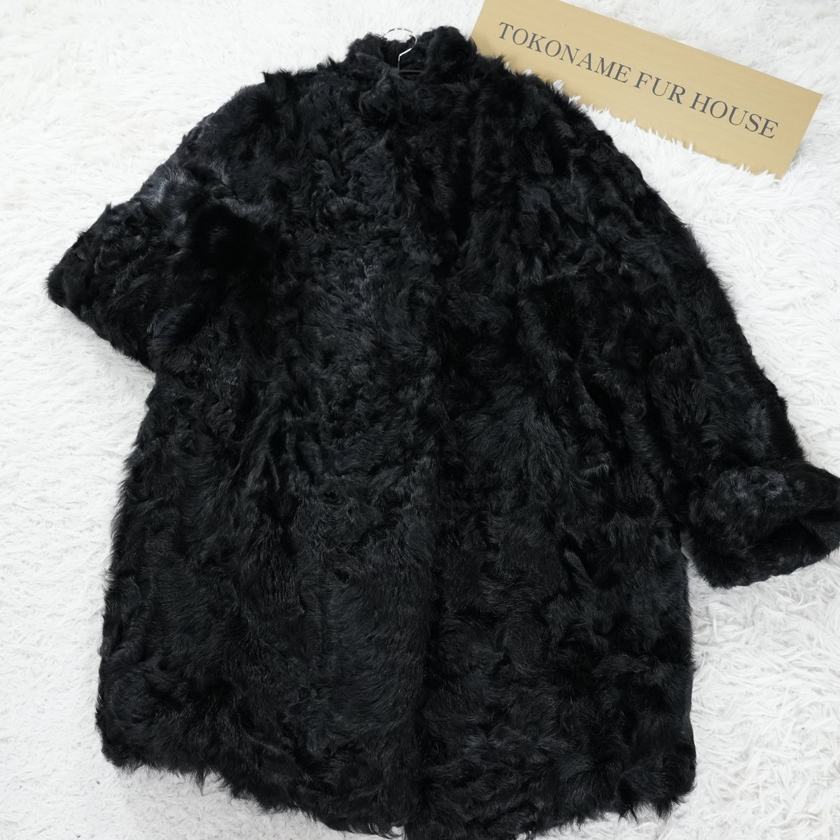 Chekiang Lamb Fur Long Coat DAMA collection - Genuine Vintage Fur Japan