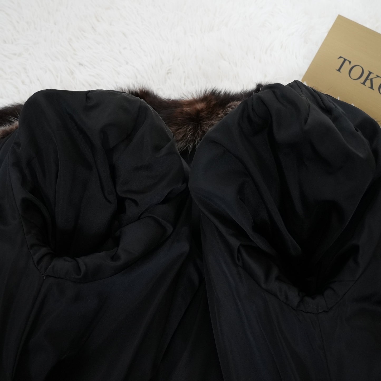 Raccoon Long Coat Genuine Vintage Fur From Japan