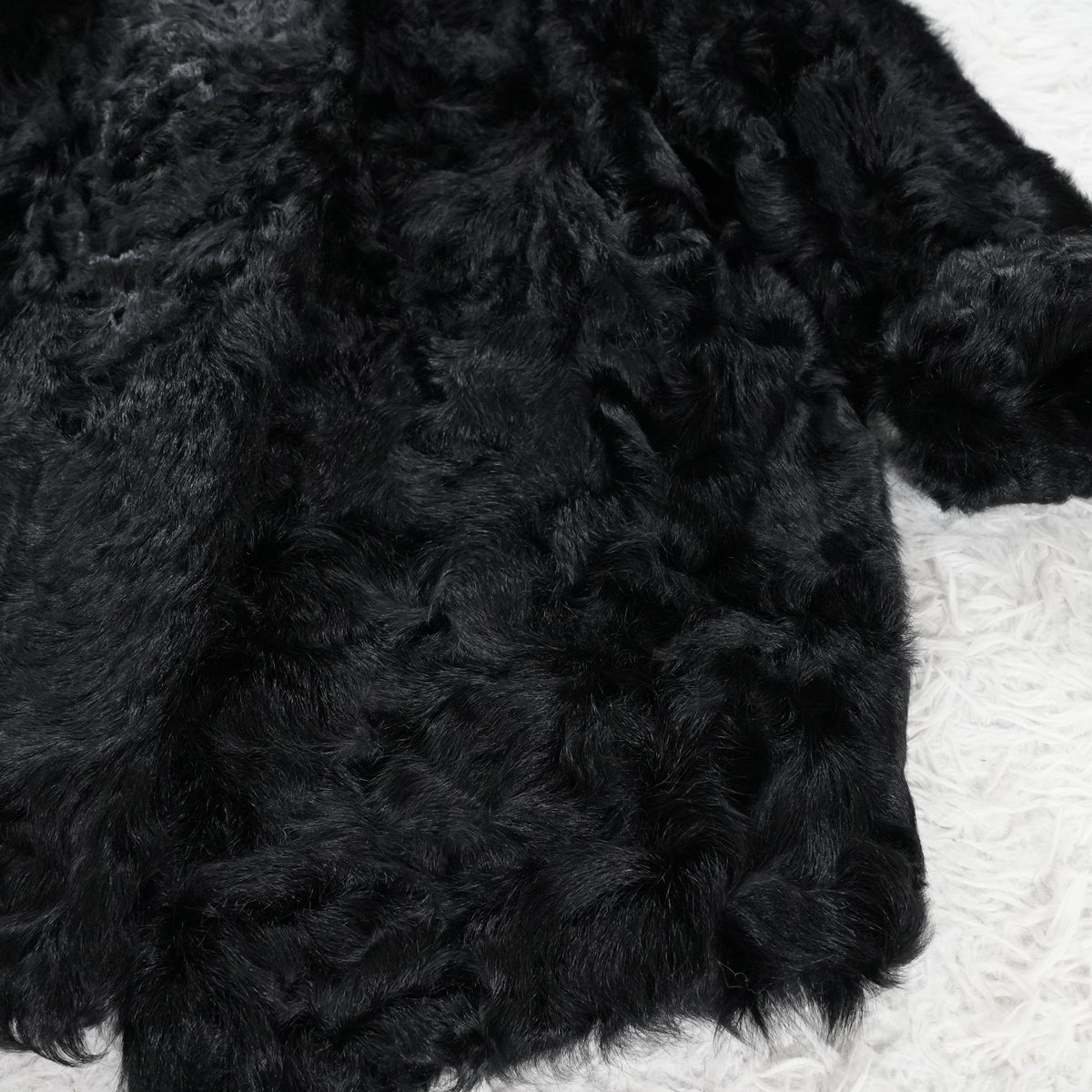 Chekiang Lamb Fur Long Coat DAMA collection - Genuine Vintage Fur Japan