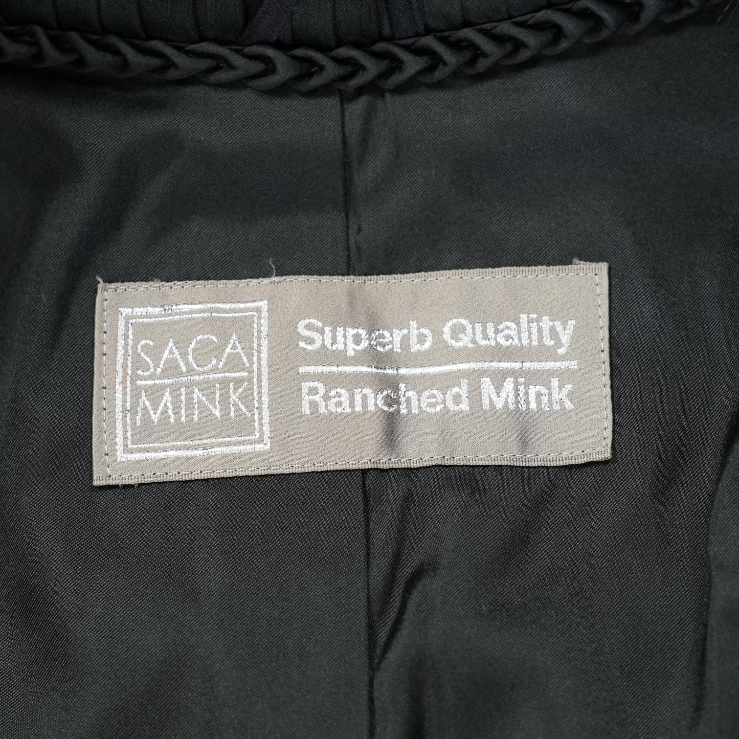 SAGA MINK cropd Jacket - Genuine Vintage Fur From Japan