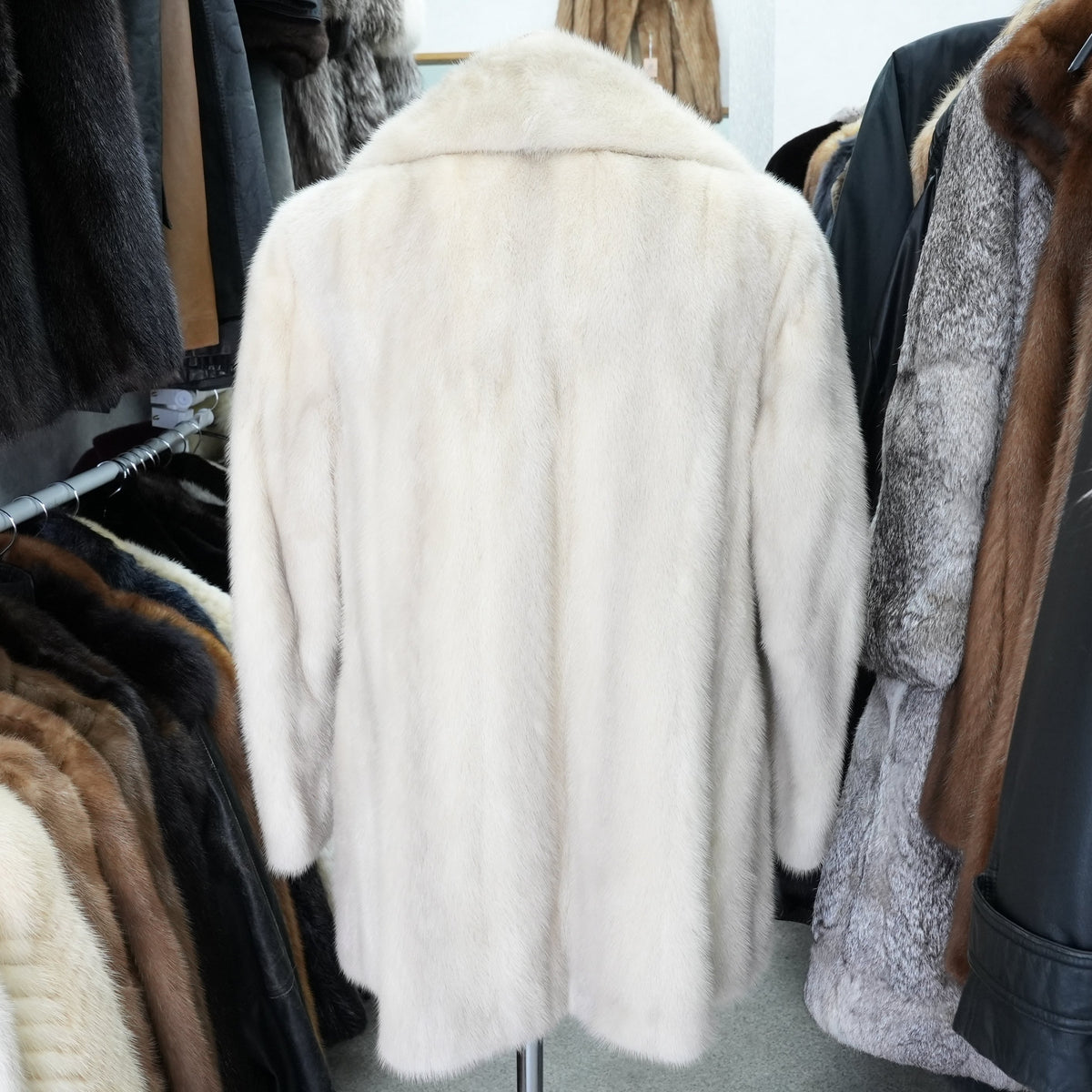 Azurene Mink Fur Coat - Genuine Vintage Fur From Japan