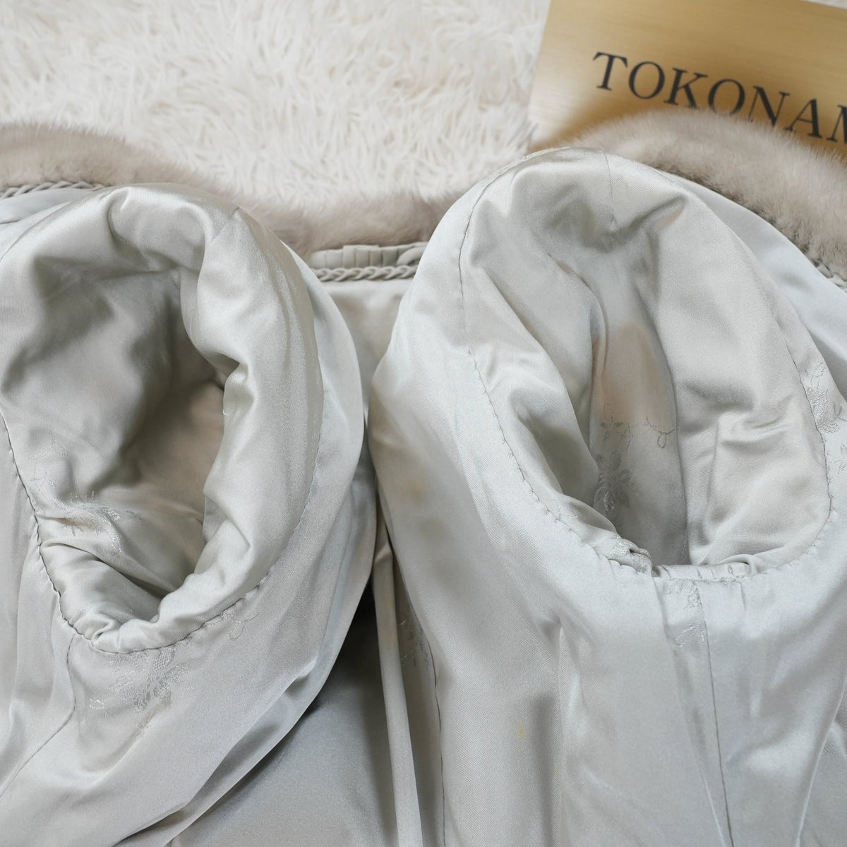 Sapphire Mink Fur Long Coat - Genuine Vintage Fur From Japan