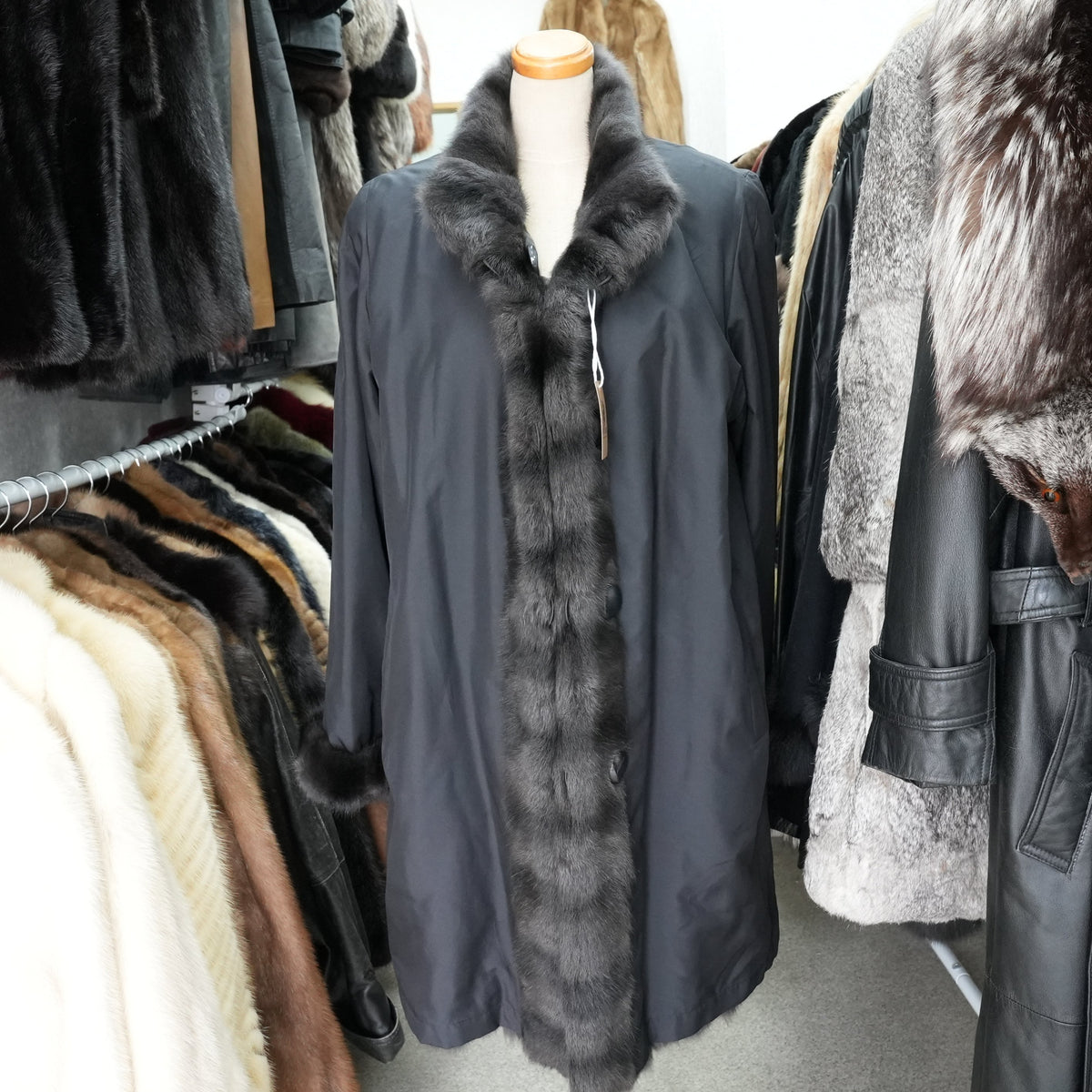Russian Squirrel Reversible Coat- Genuine Vintage Fur From Japan