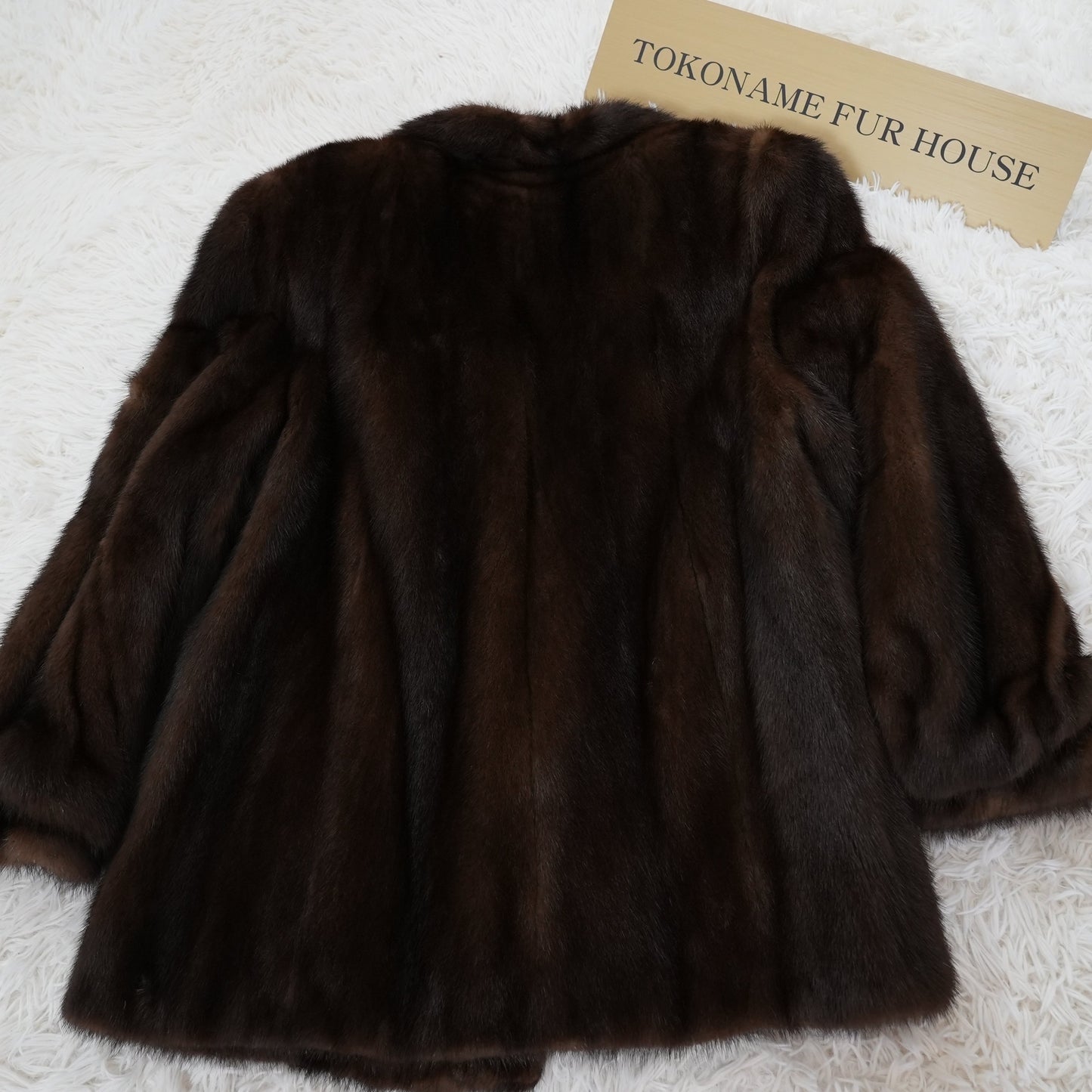 Dark Mink Fur Jacket - SAGA MINK