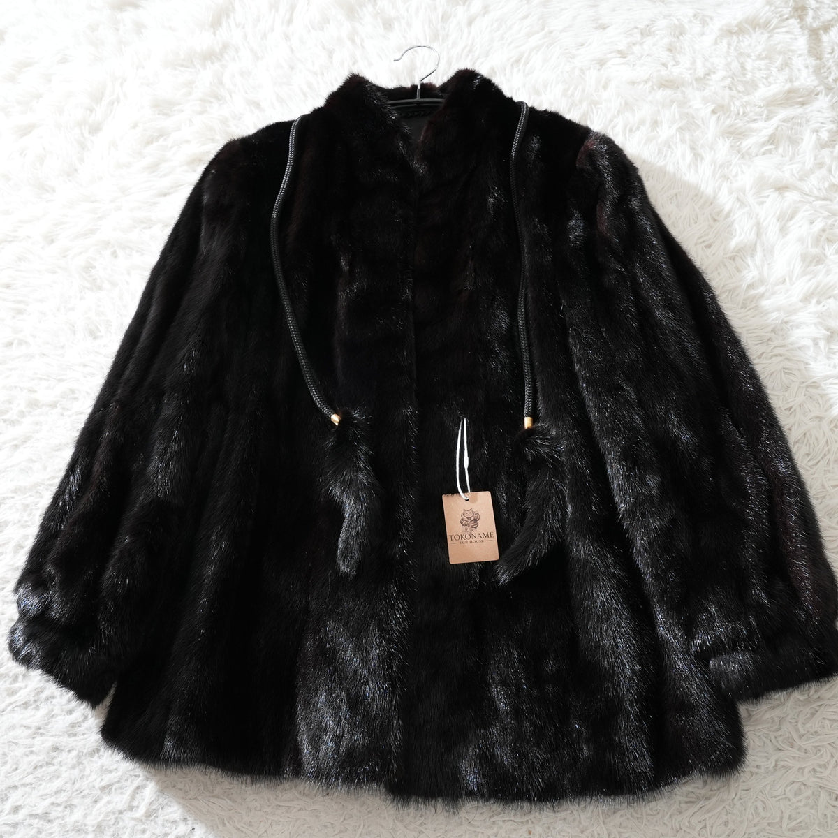 Dark Mink Fur Coat - Genuine Vintage Fur From Japan