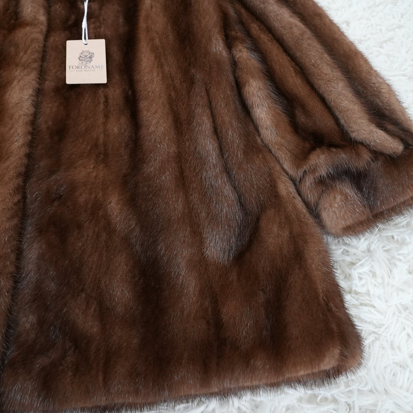 Demi Buff Mink Jacket SAGA MINK - Genuine Vintage Fur From Japan