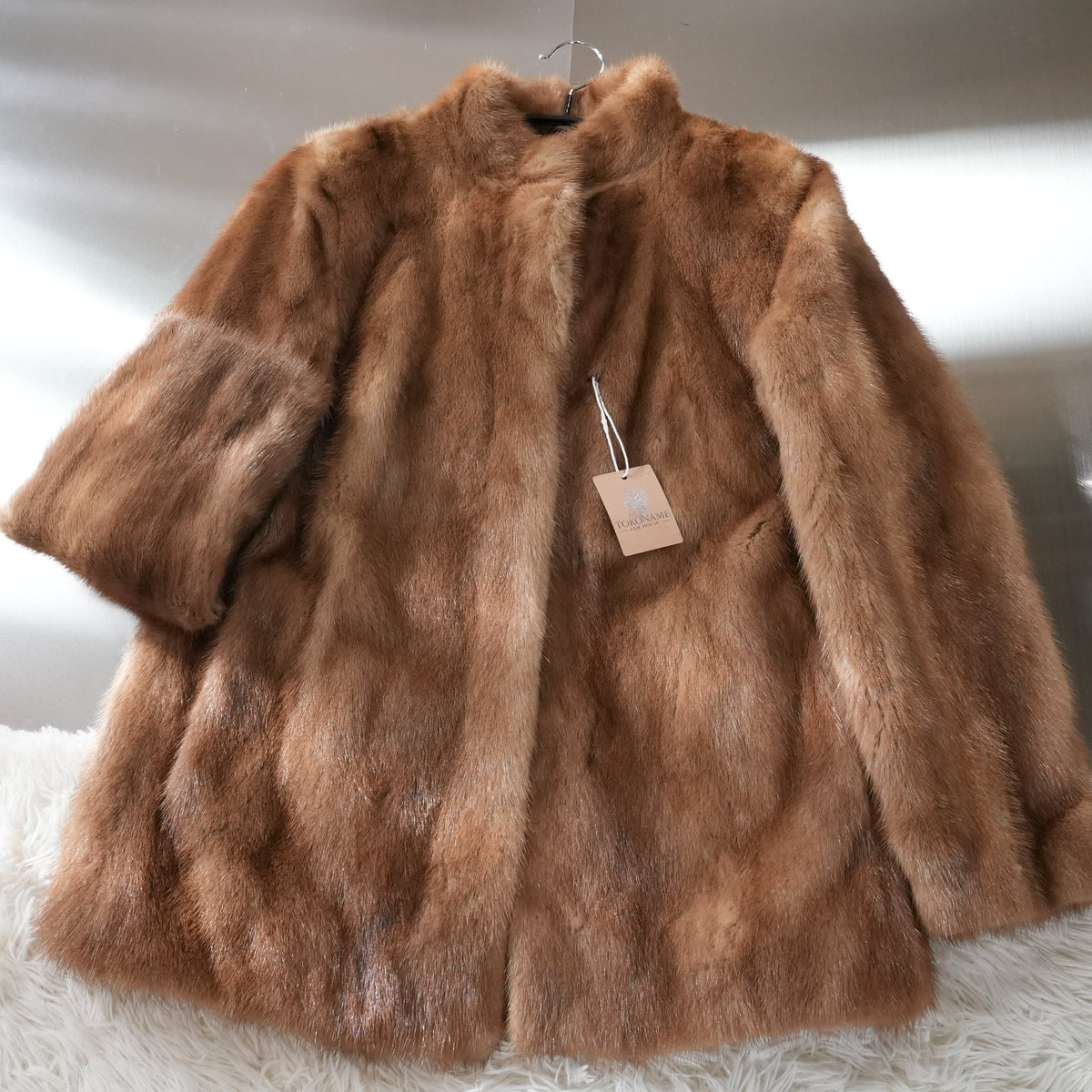 Demi Buff Mink Fur Coat - Genuine Vintage Fur From Japan