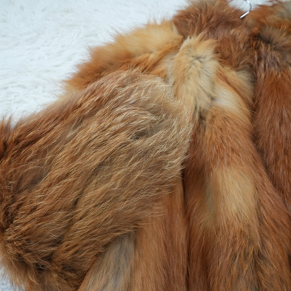 Red Fox Coat Rambulton - Genuine Vintage Fur From Japan