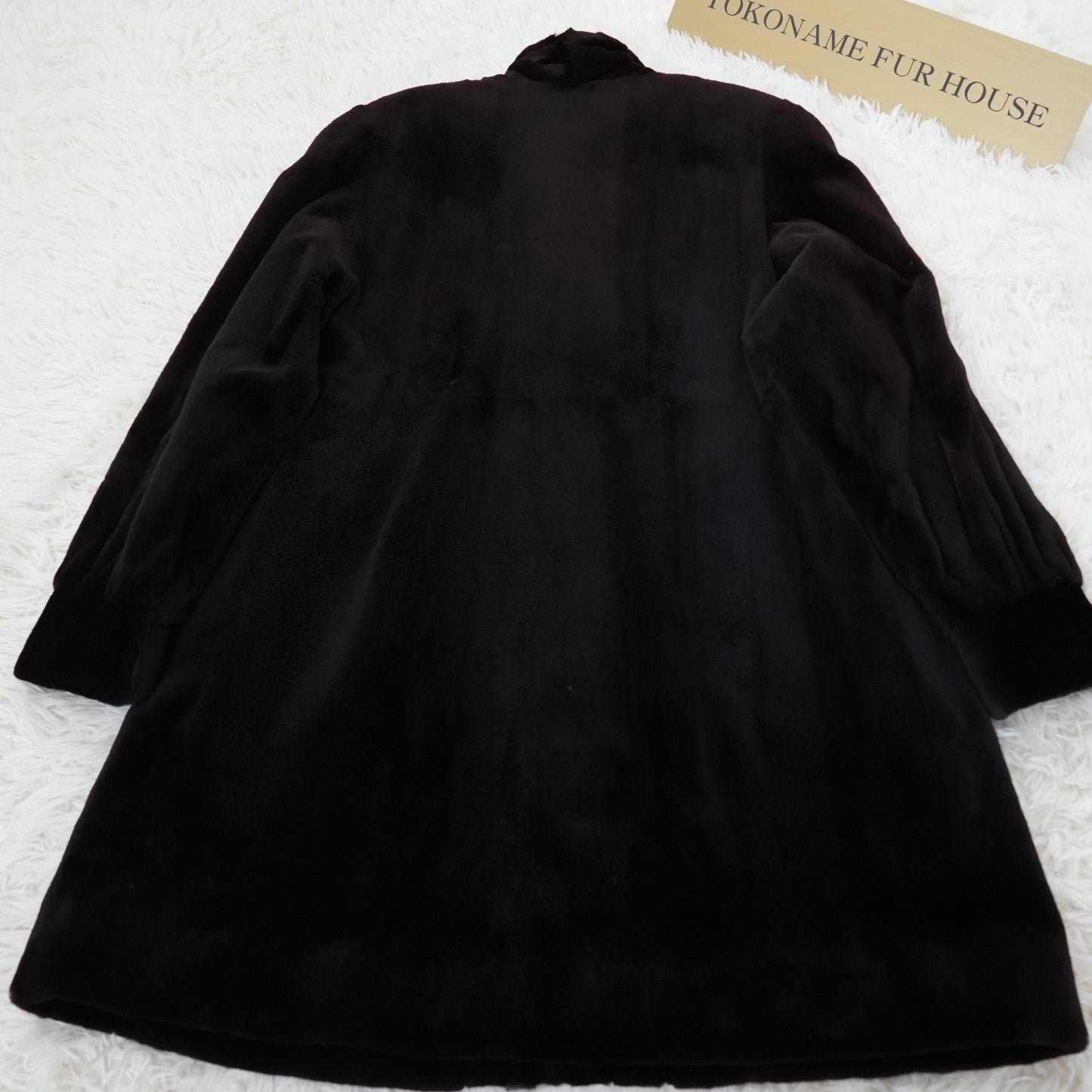 Shaved Mink Coat GIOVANNI VALENTINO - SAGA MINK Genuine Vintage Fur Japan